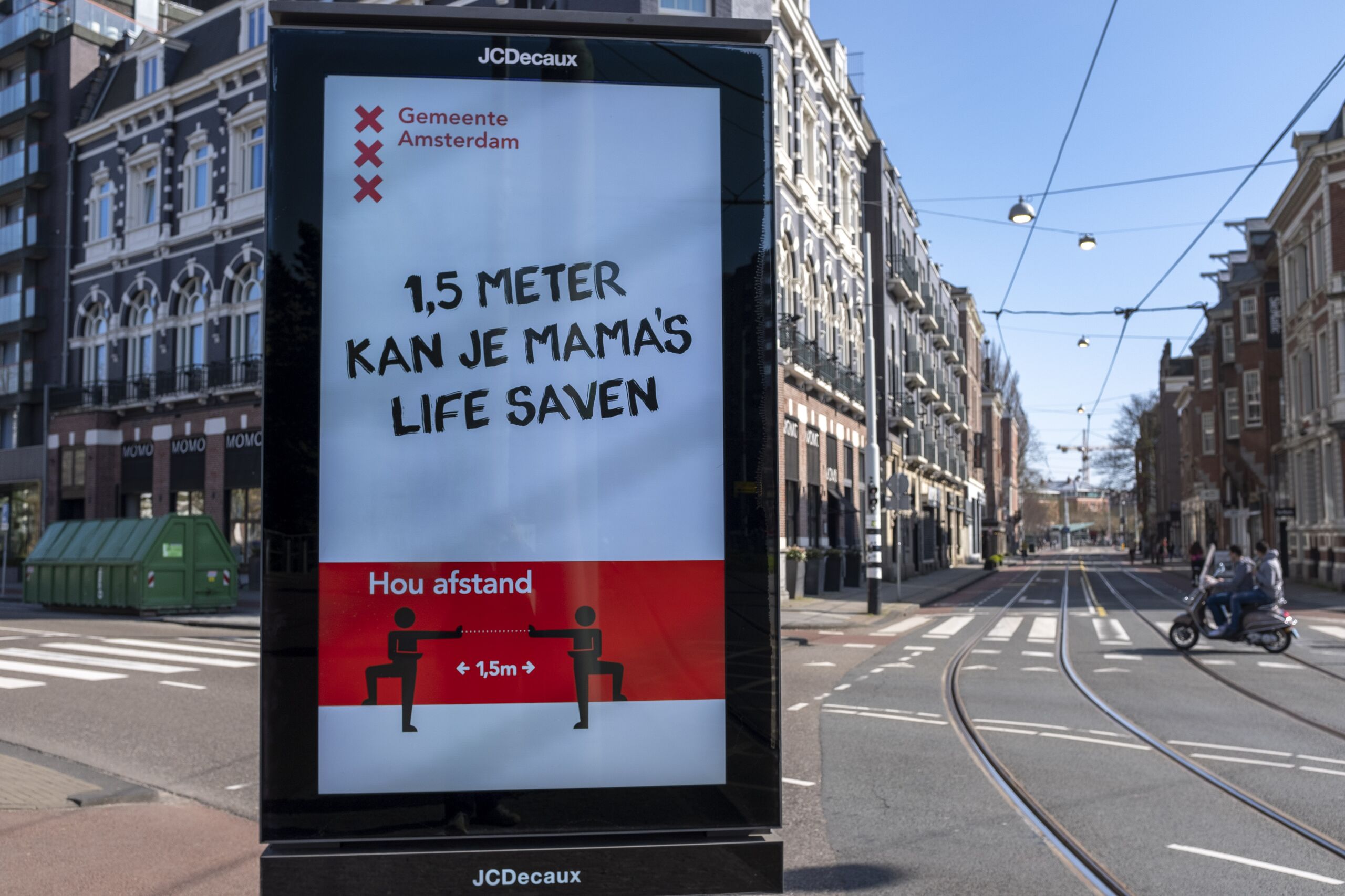 Straattaal op straat.