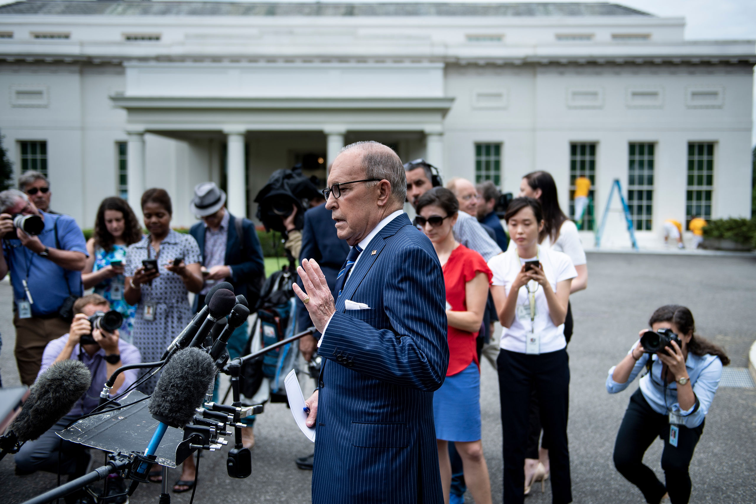 Economisch adviseur Larry Kudlow