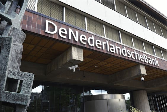 Het hoofdkantoor van De Nederlandsche Bank in Amsterdam