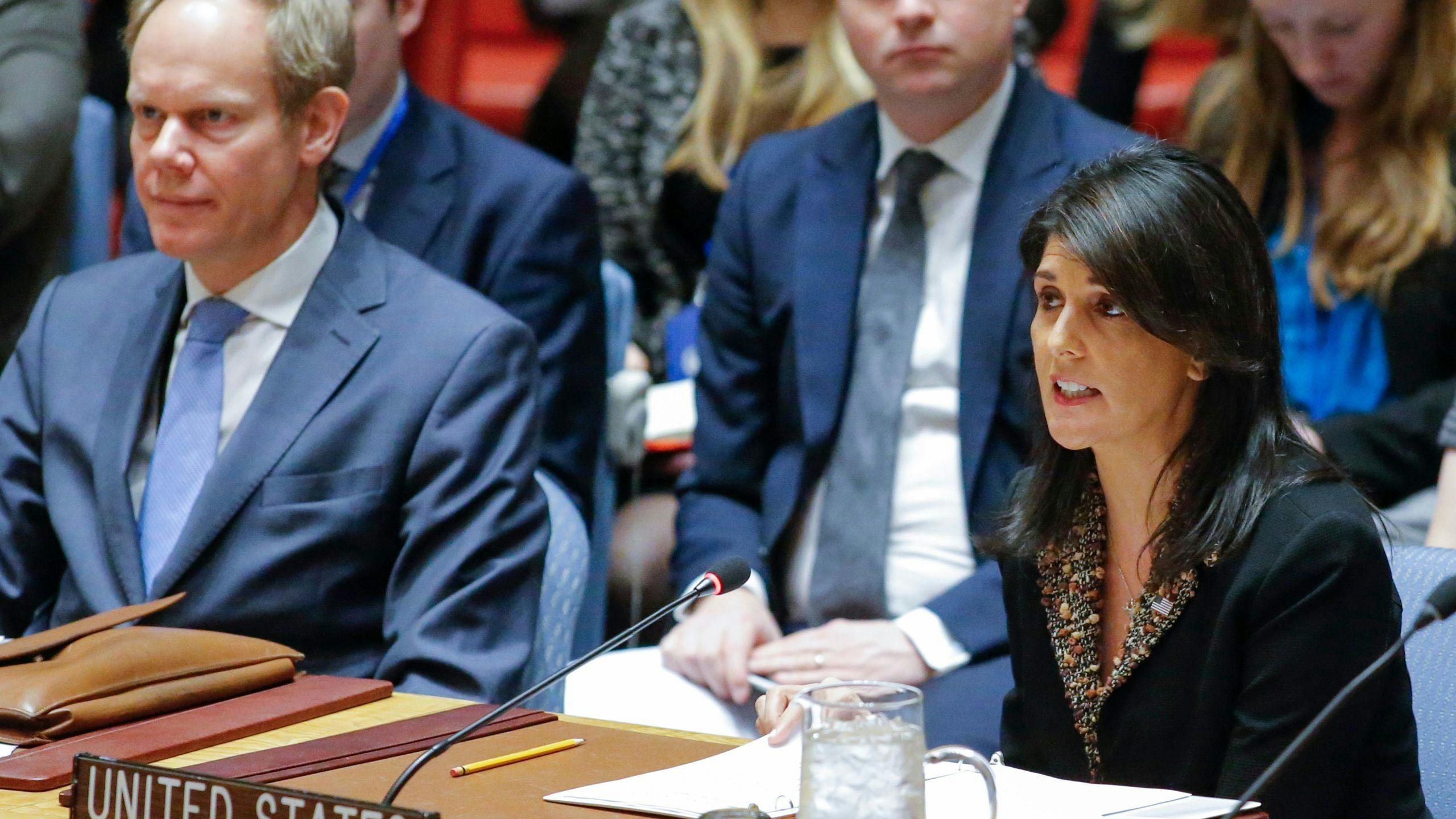 VS-ambassadeur Nikki Haley (R).