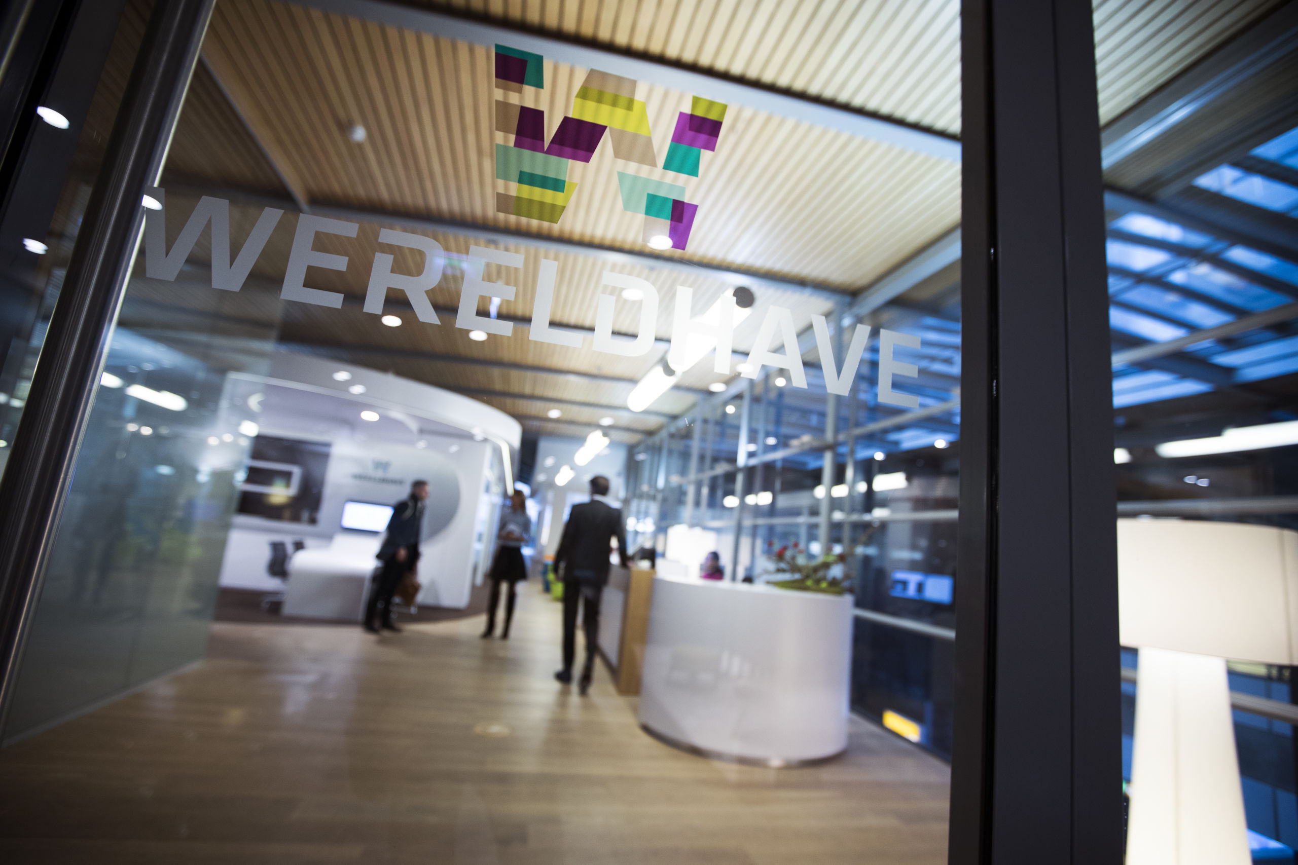Logo van Wereldhave NV.