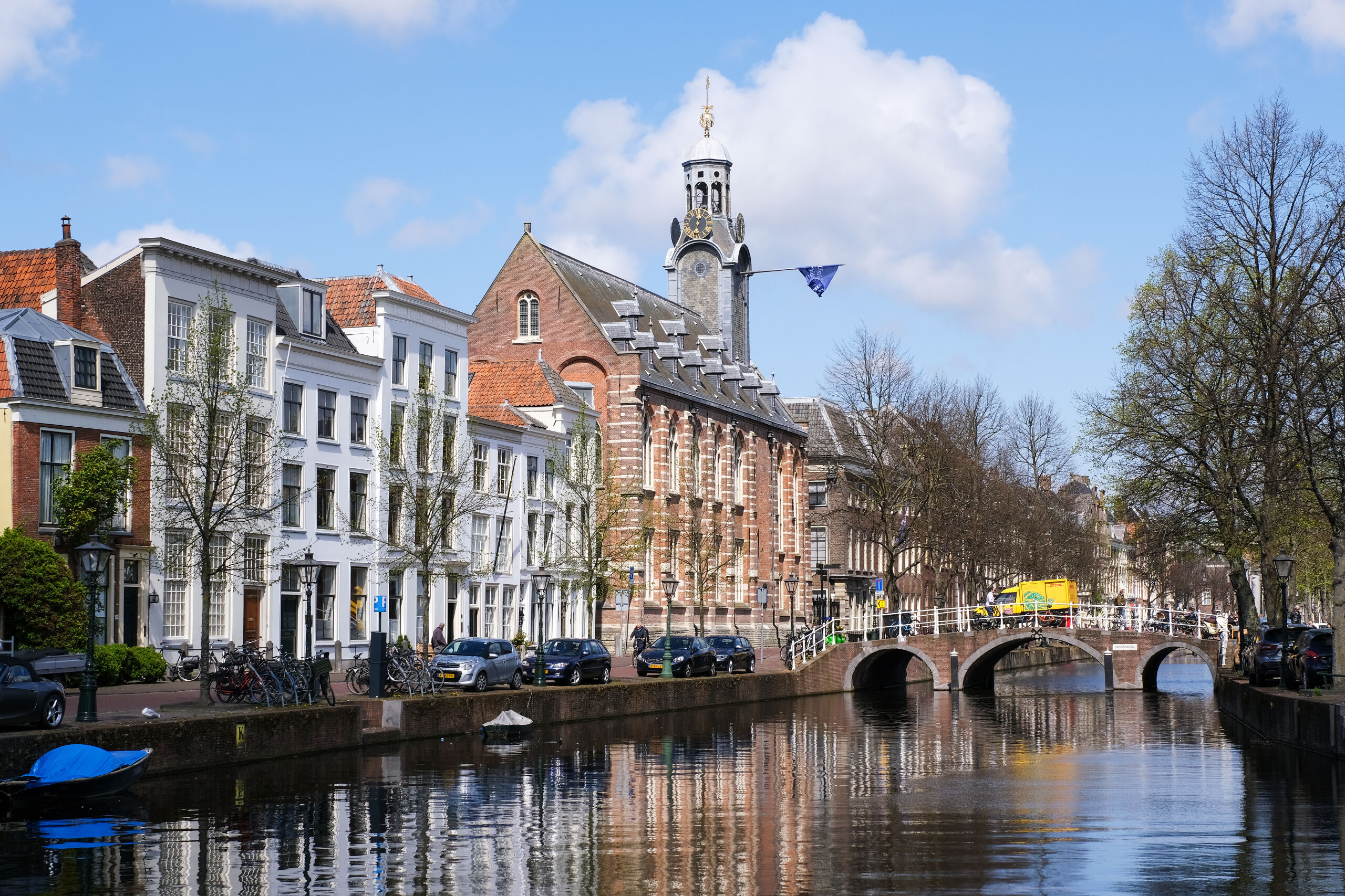 Het Rapenburg in Leiden