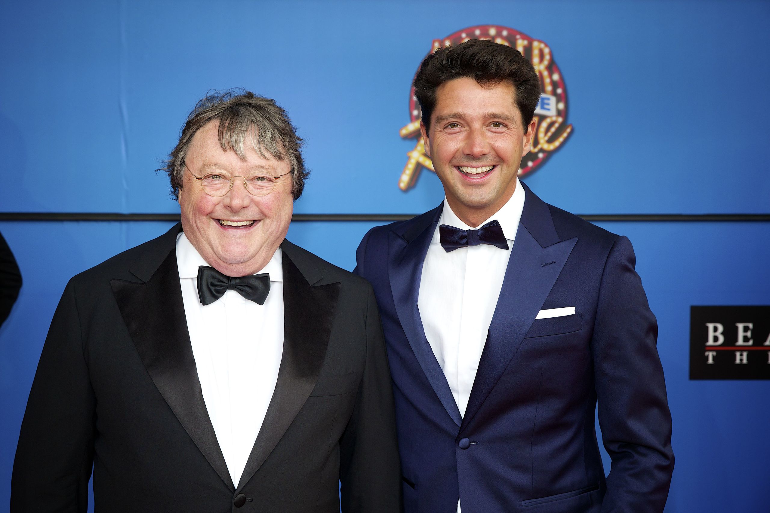 Oger Lusink (L) en Martijn Lusink op de rode loper.