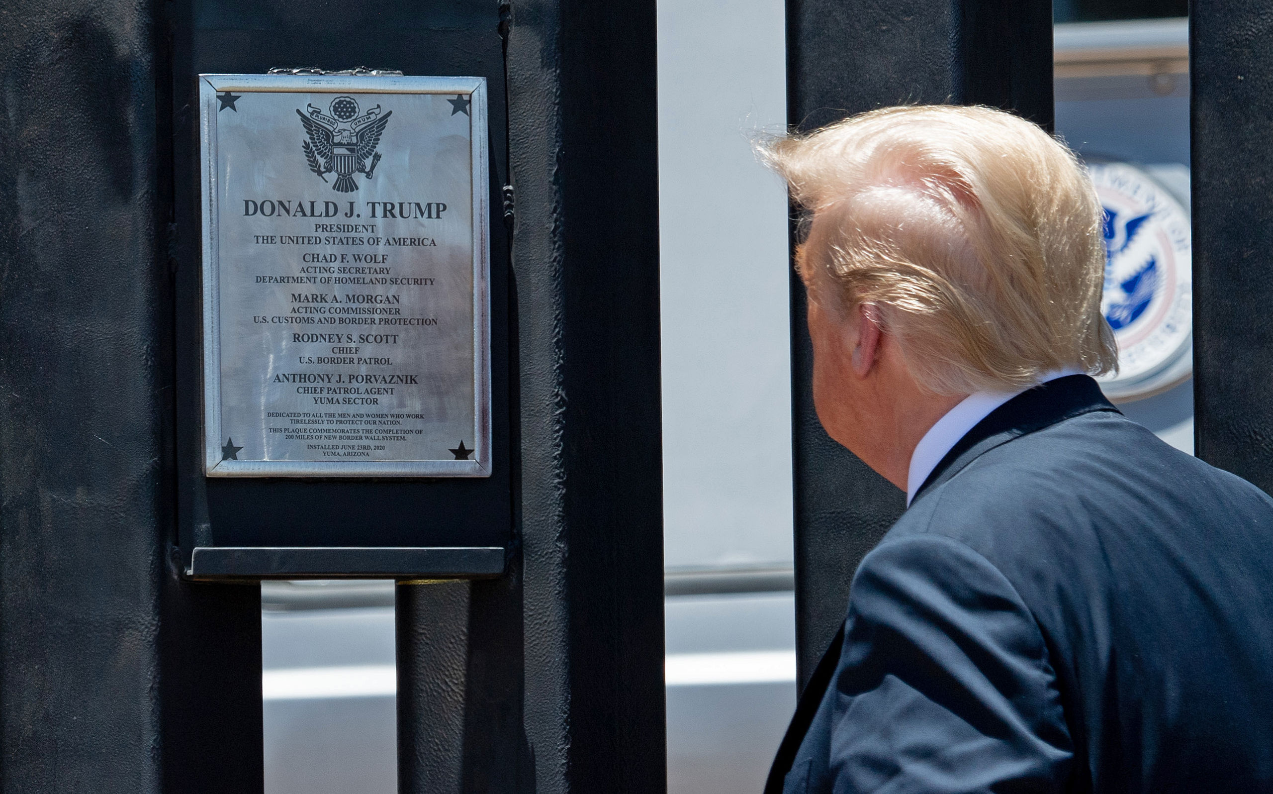 De Amerikaanse president Donald Trump