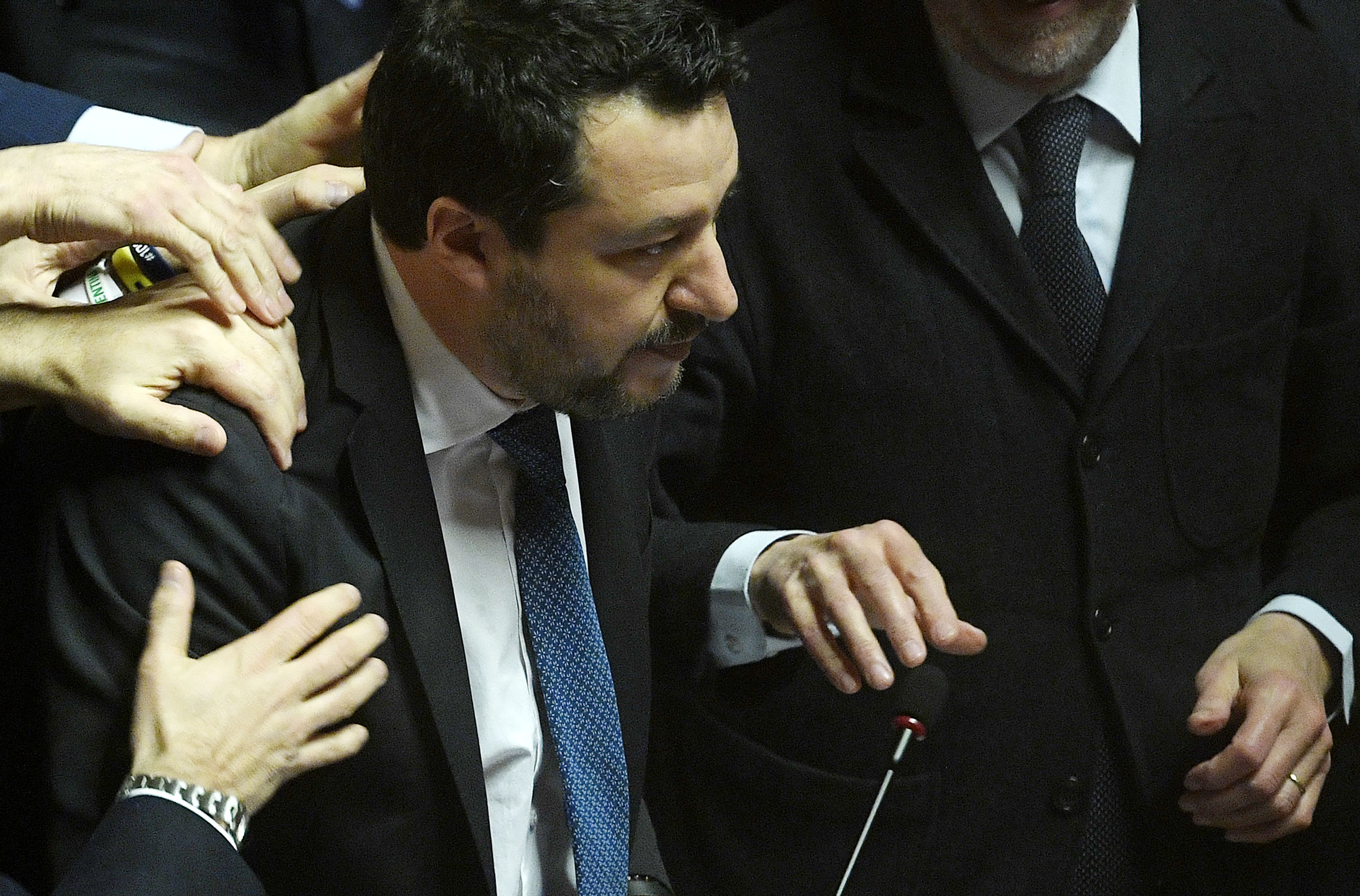 Matteo Salvini, politicus van de rechtse partij Lega 