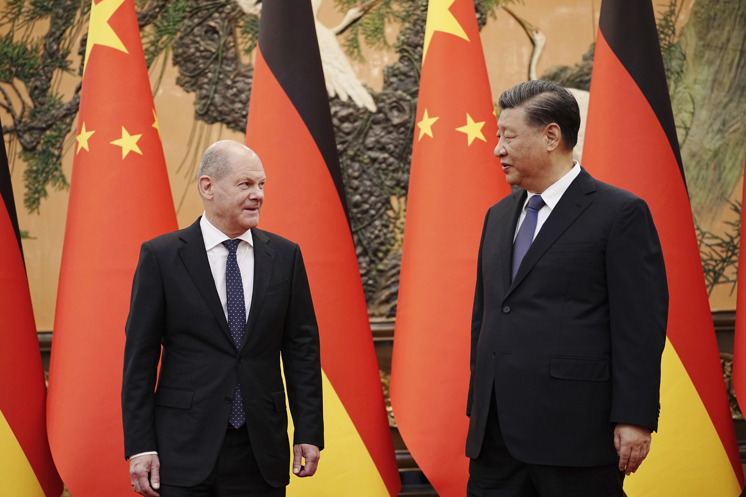 In november 2022 trok de Duitse bondskanselier Olaf Scholz naar Beijing voor een ontmoeting met president Xi Jinping. 