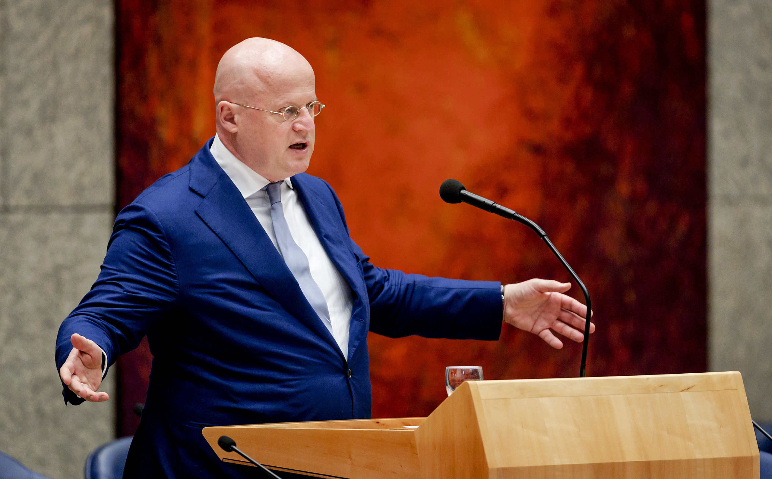 Minister Grapperhaus van Justitie en Veiligheid.