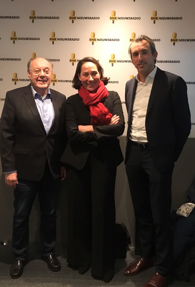 Van links naar rechts: Bernard Hammelburg, Monika Sie en Rem Korteweg.
