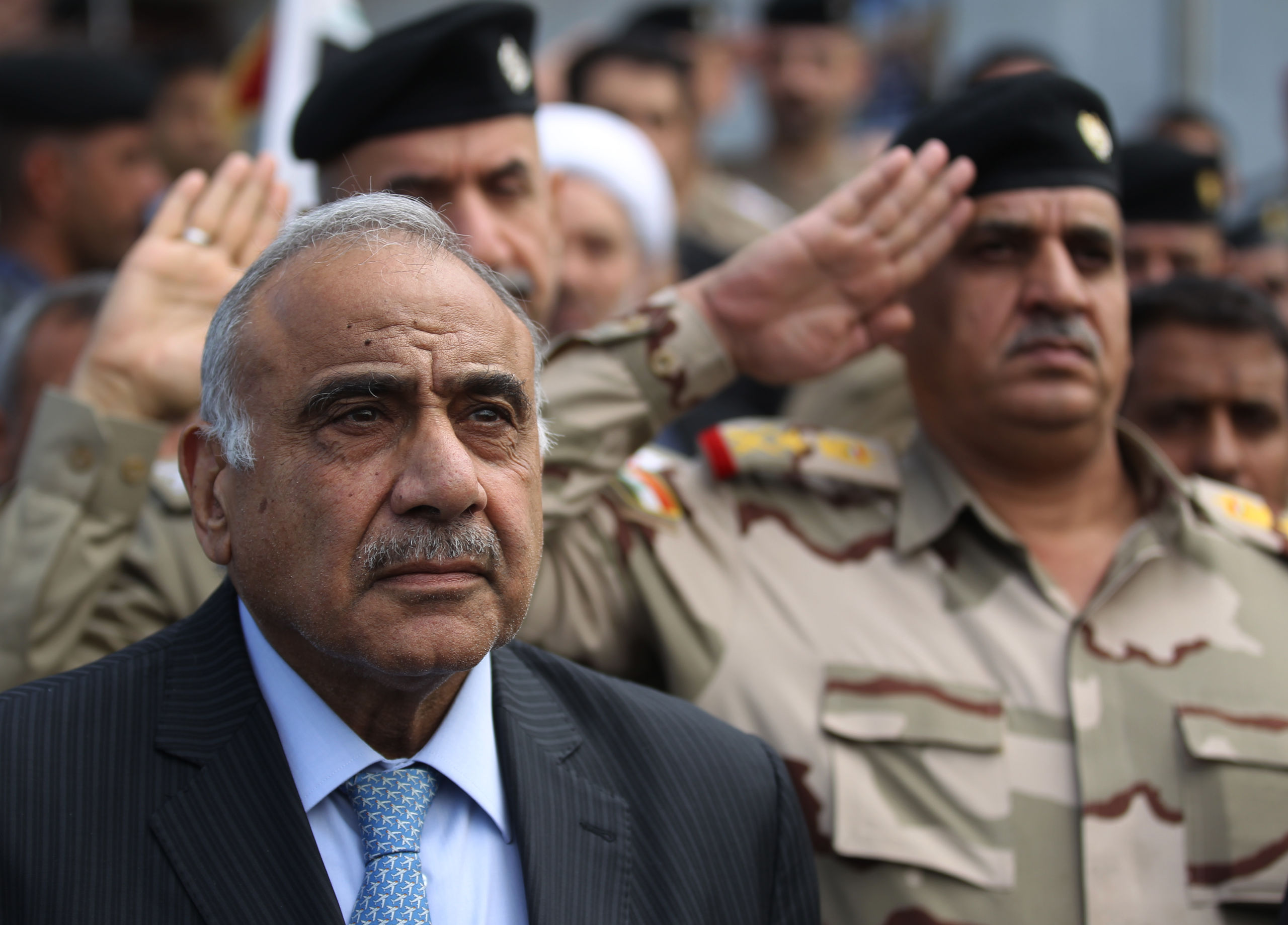 Iraaks premier Adel Abdel Mahdi 