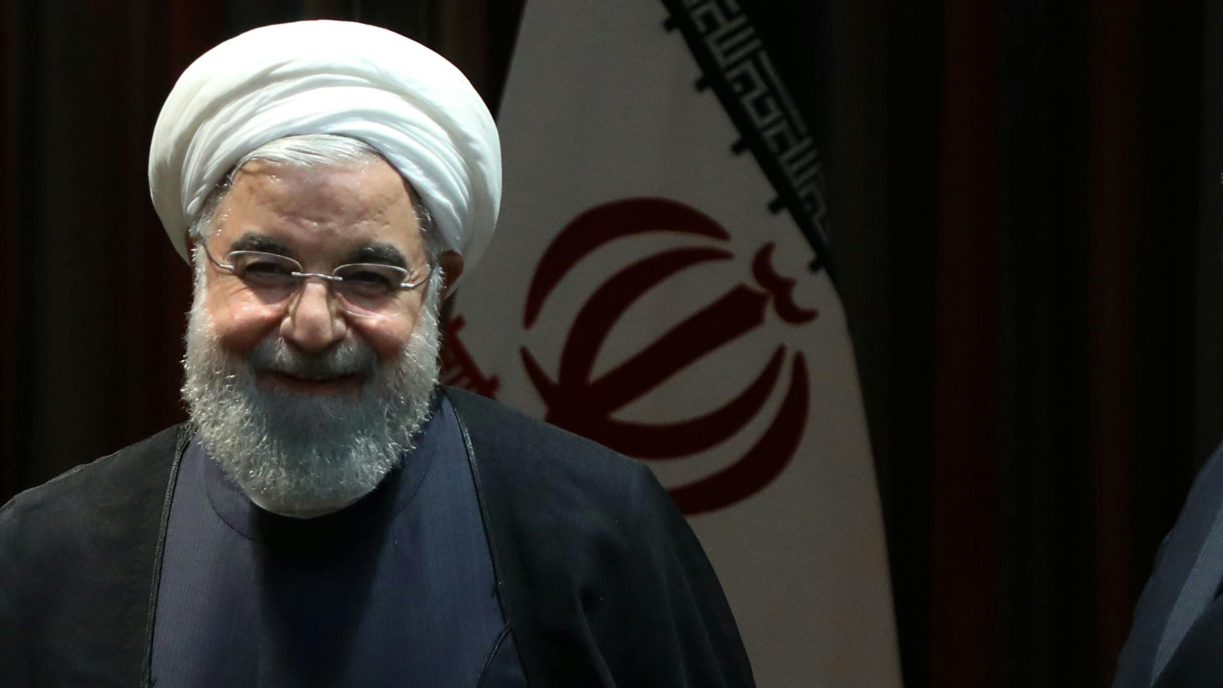 De Iraanse president Hasan Rohani