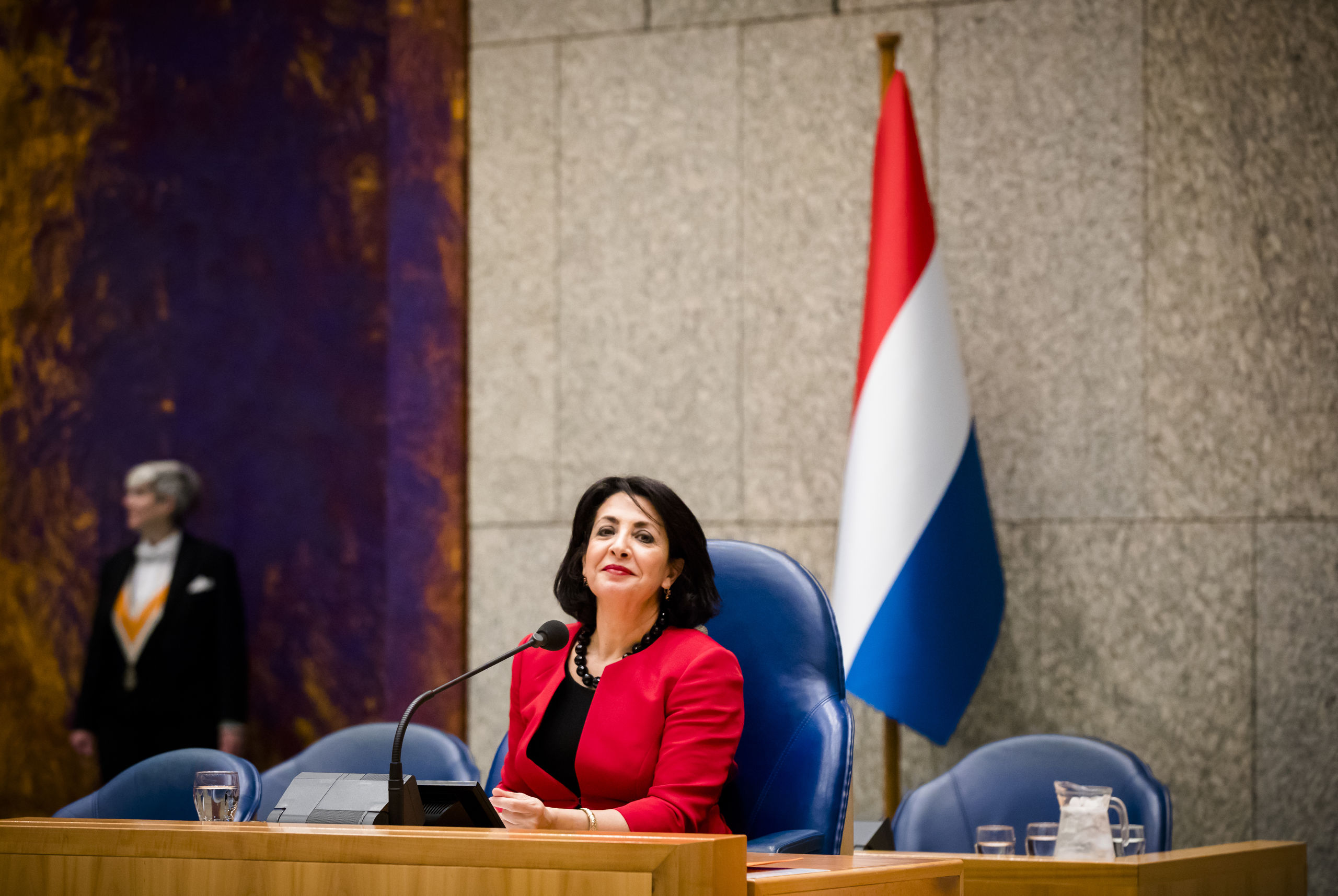 Nederlandse vlag in Tweede Kamer