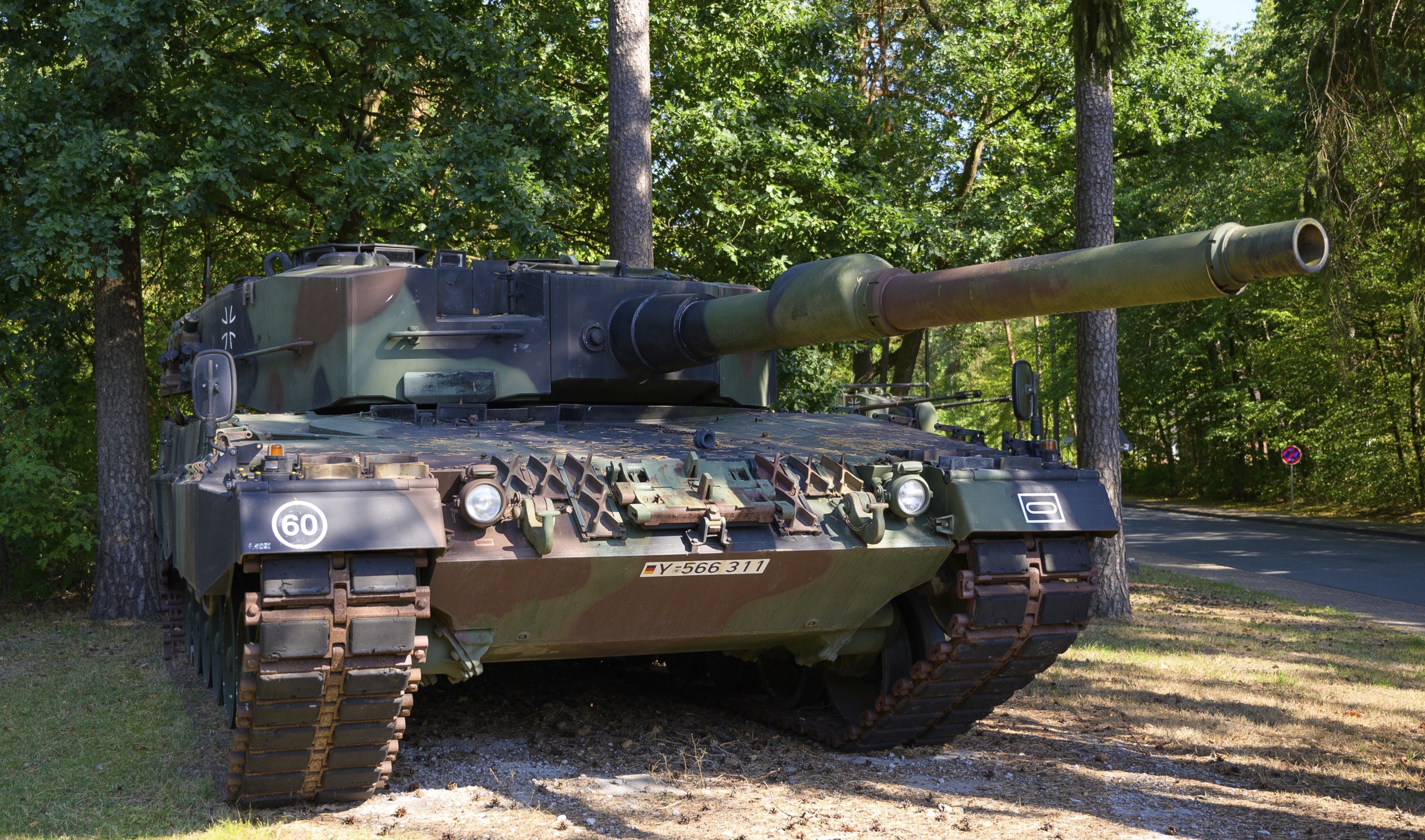 Een Duitse Leopard 2-tank