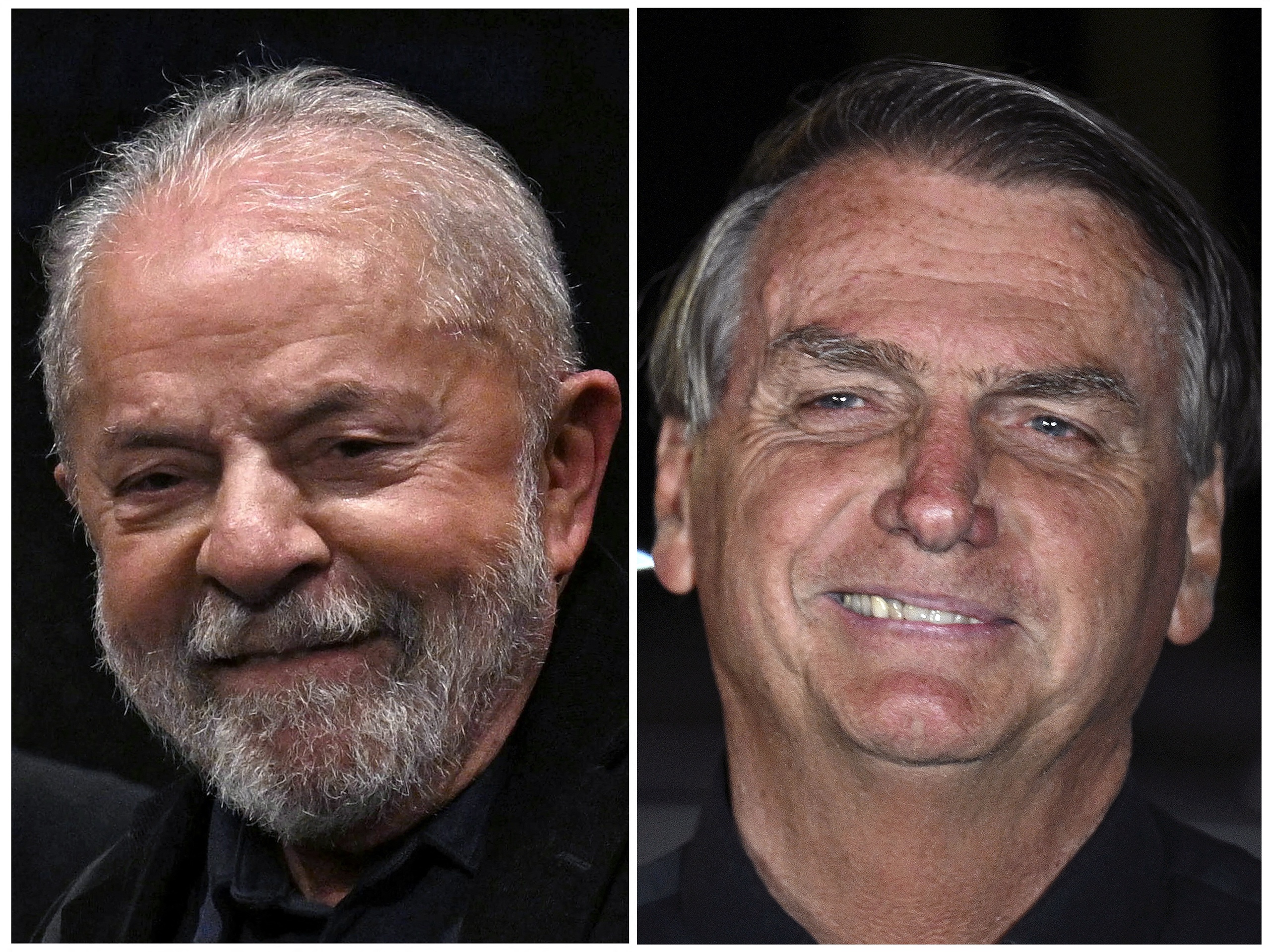 Jair Bolsonaro (rechts) verloor van Lula (links), maar zijn partij won wel zetels.