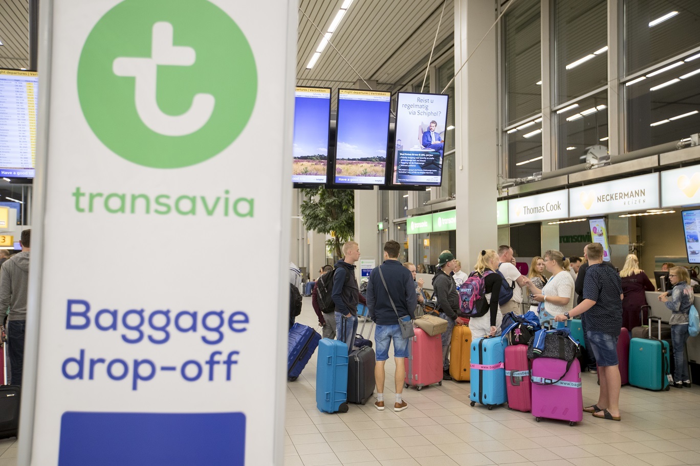 Transavia baggage drop off Clearance