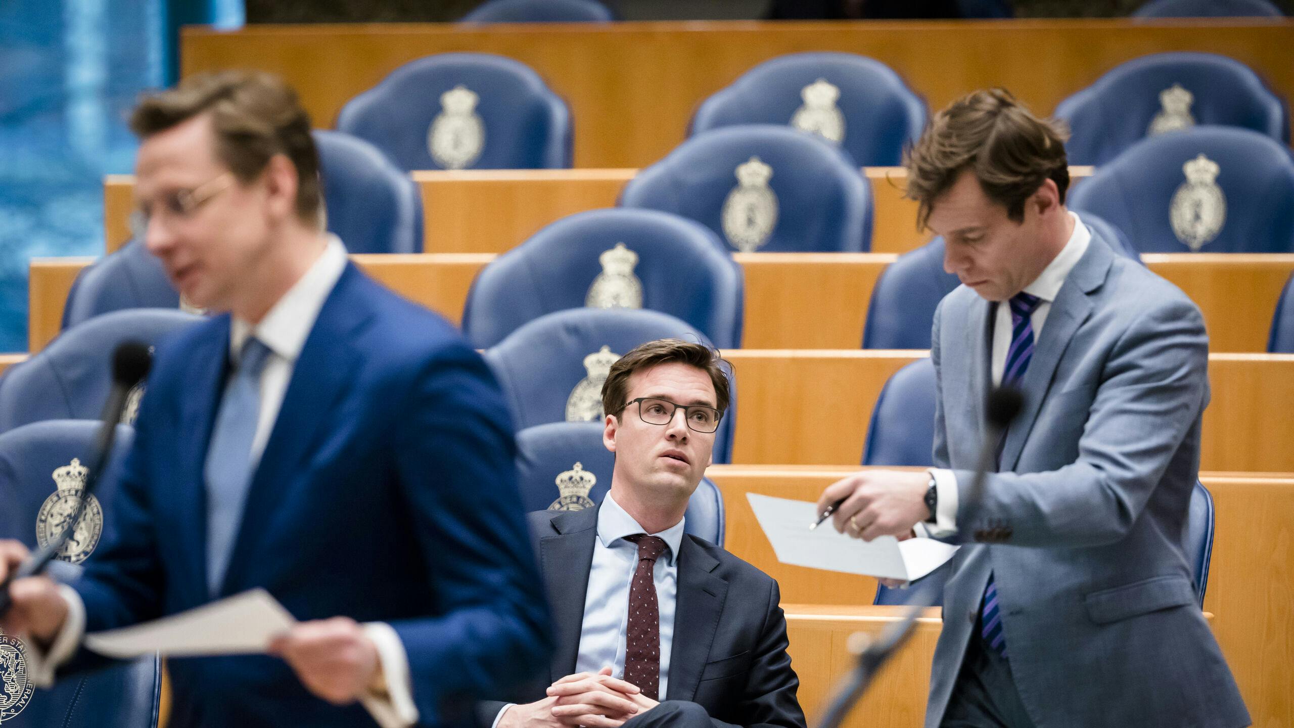 Sjoerd Sjoerdsma (D66) en Martijn van Helvert (CDA)