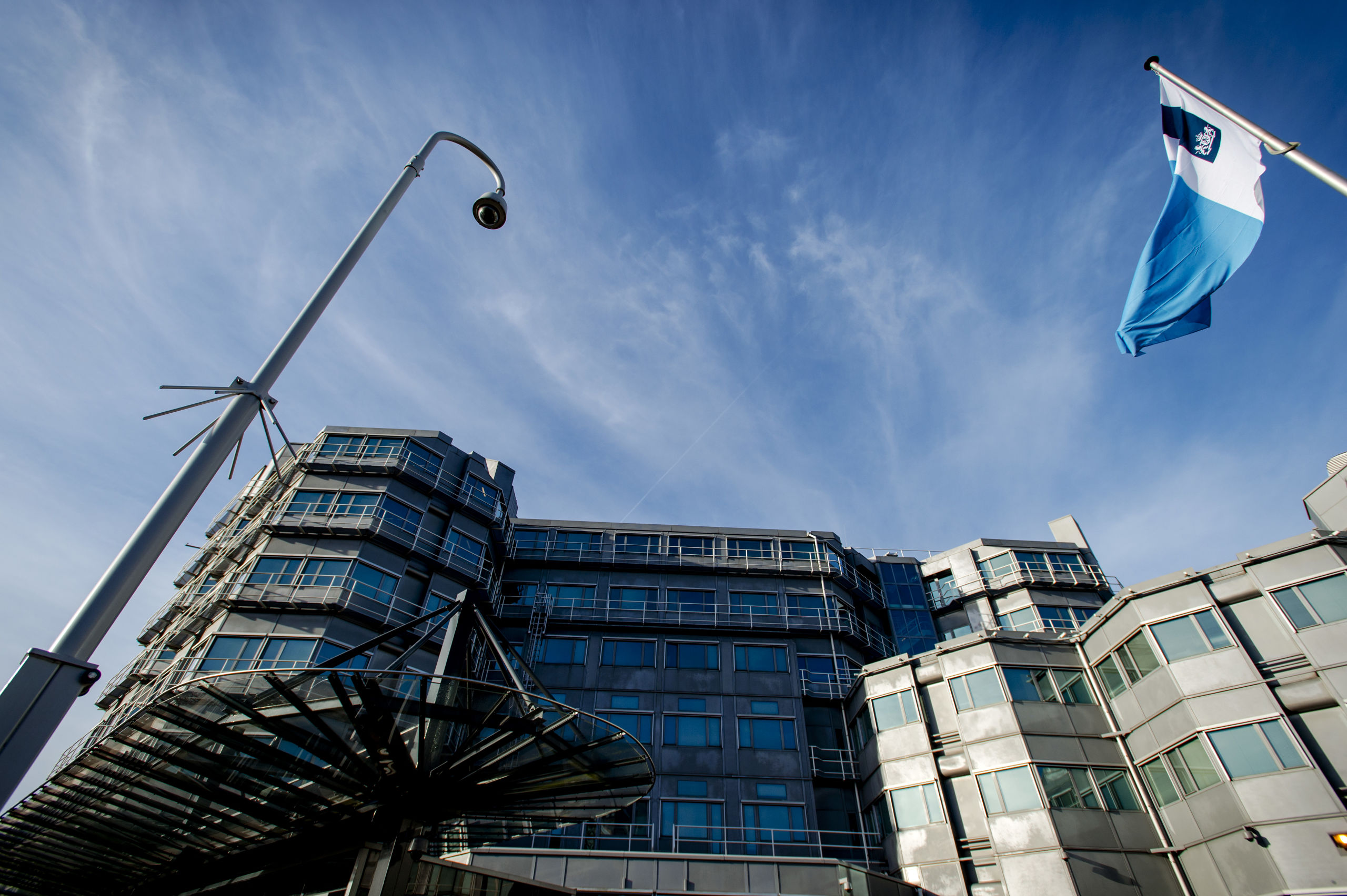 Exterieur van de Algemene Inlichtingen- en Veiligheidsdienst in Zoetermeer.