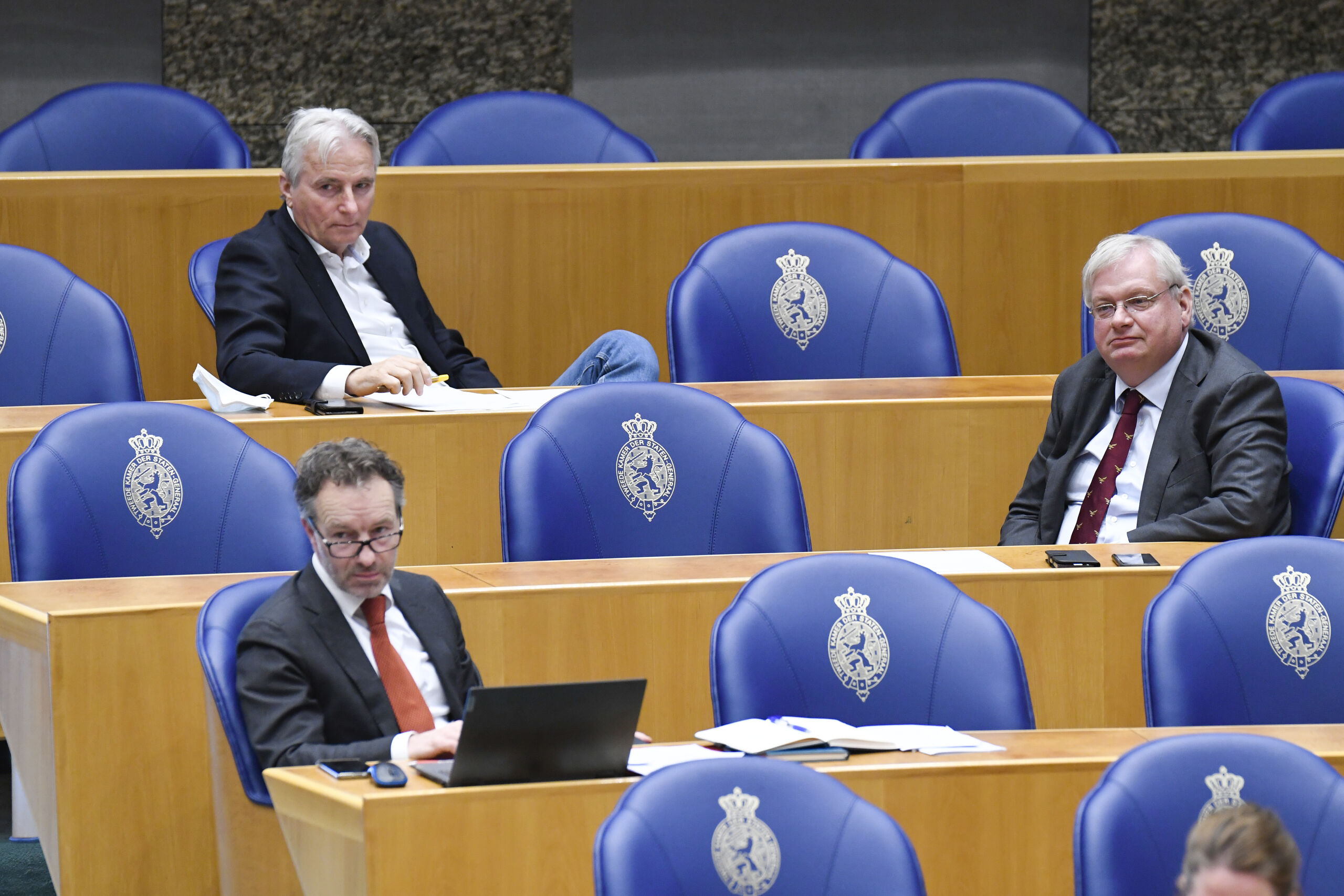 Wybren van Haga, Hans Smolders en Olaf Ephraim.