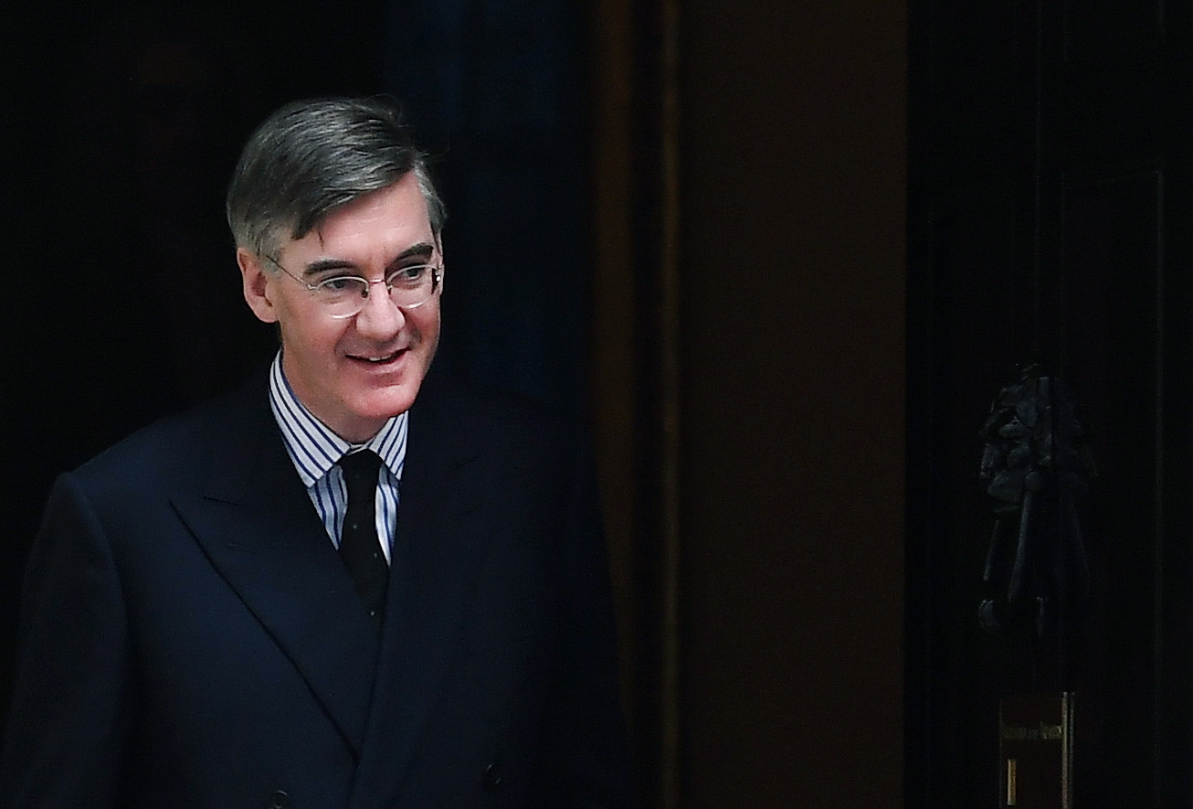 Brexitminister, Brexiteer en stijlicoon uit de 19e eeuw Jacob Rees-Mogg.