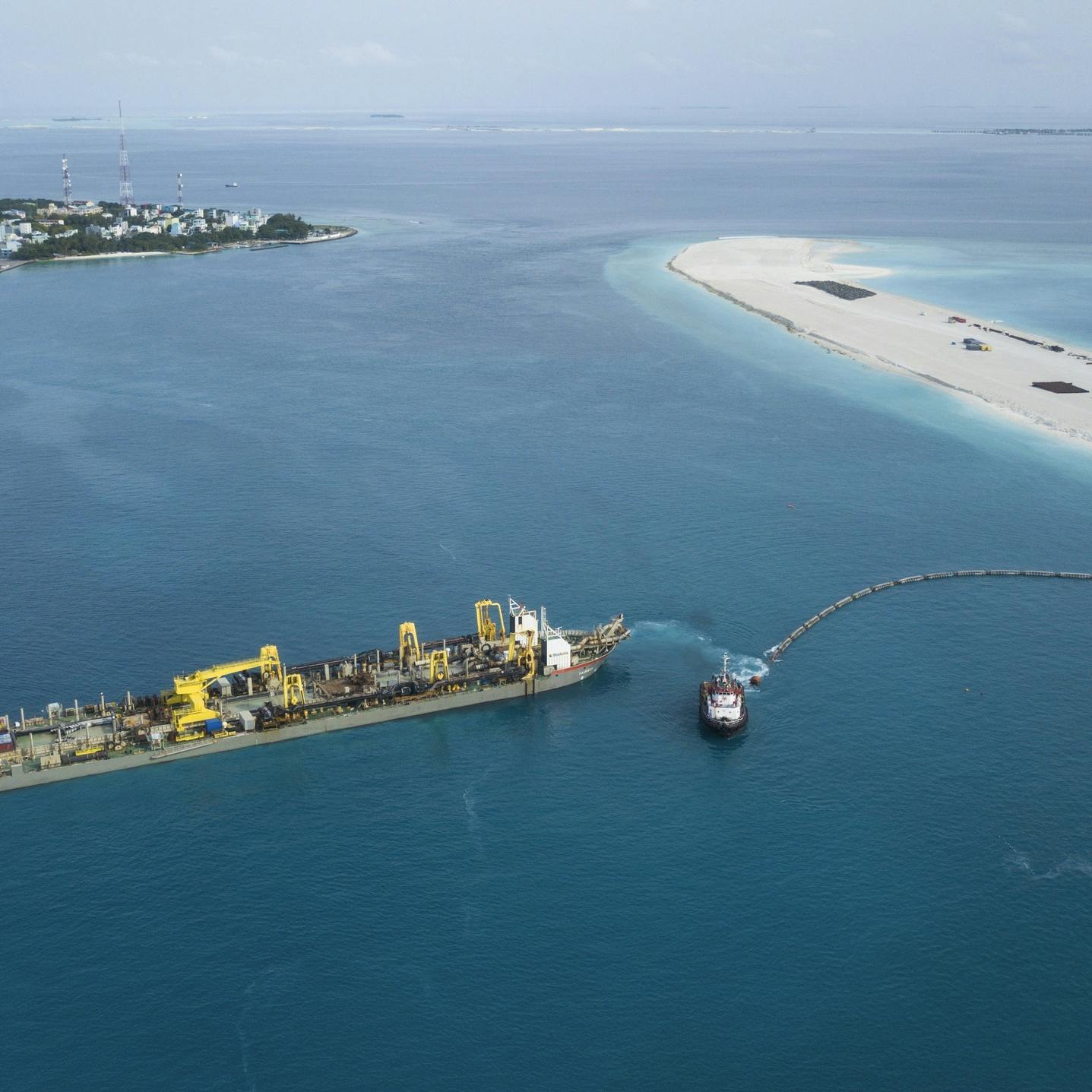 Boskalis baggert Malediven een stuk groter