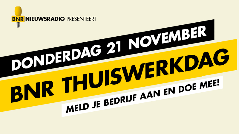De BNR Thuiswerkdag: 21 november 2019