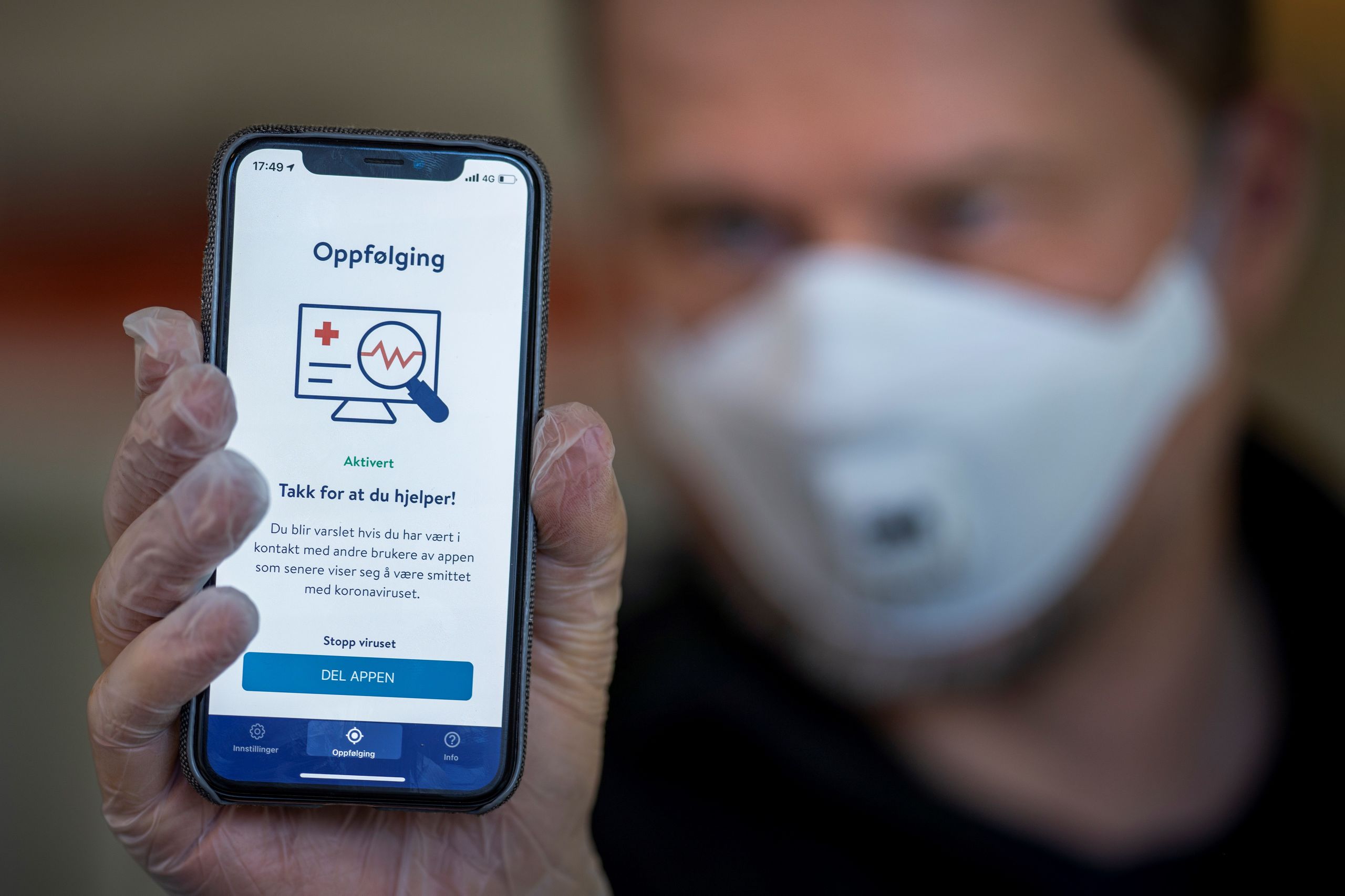 Een Noorse corona-app