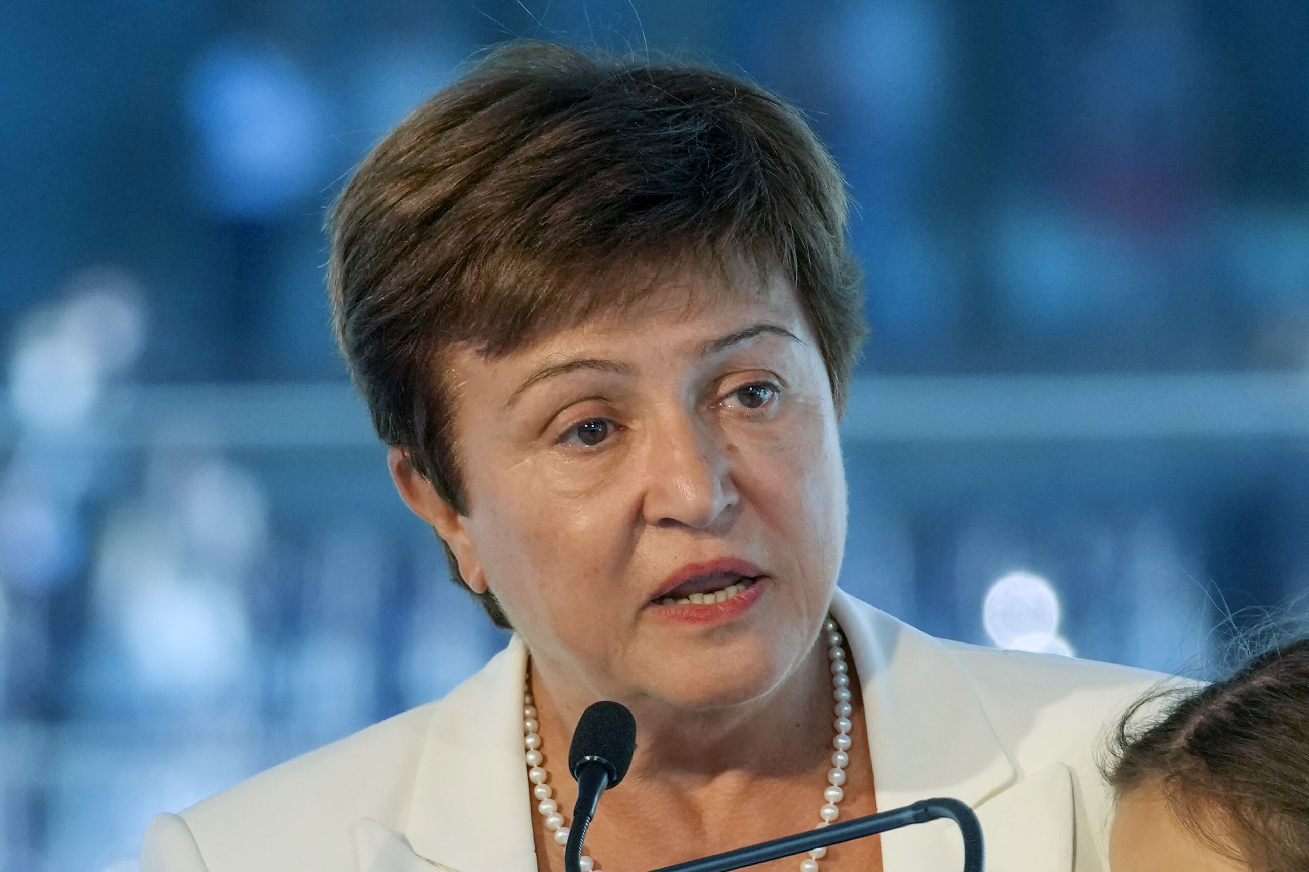 Kristalina Georgieva, de topvrouw van het IMF.