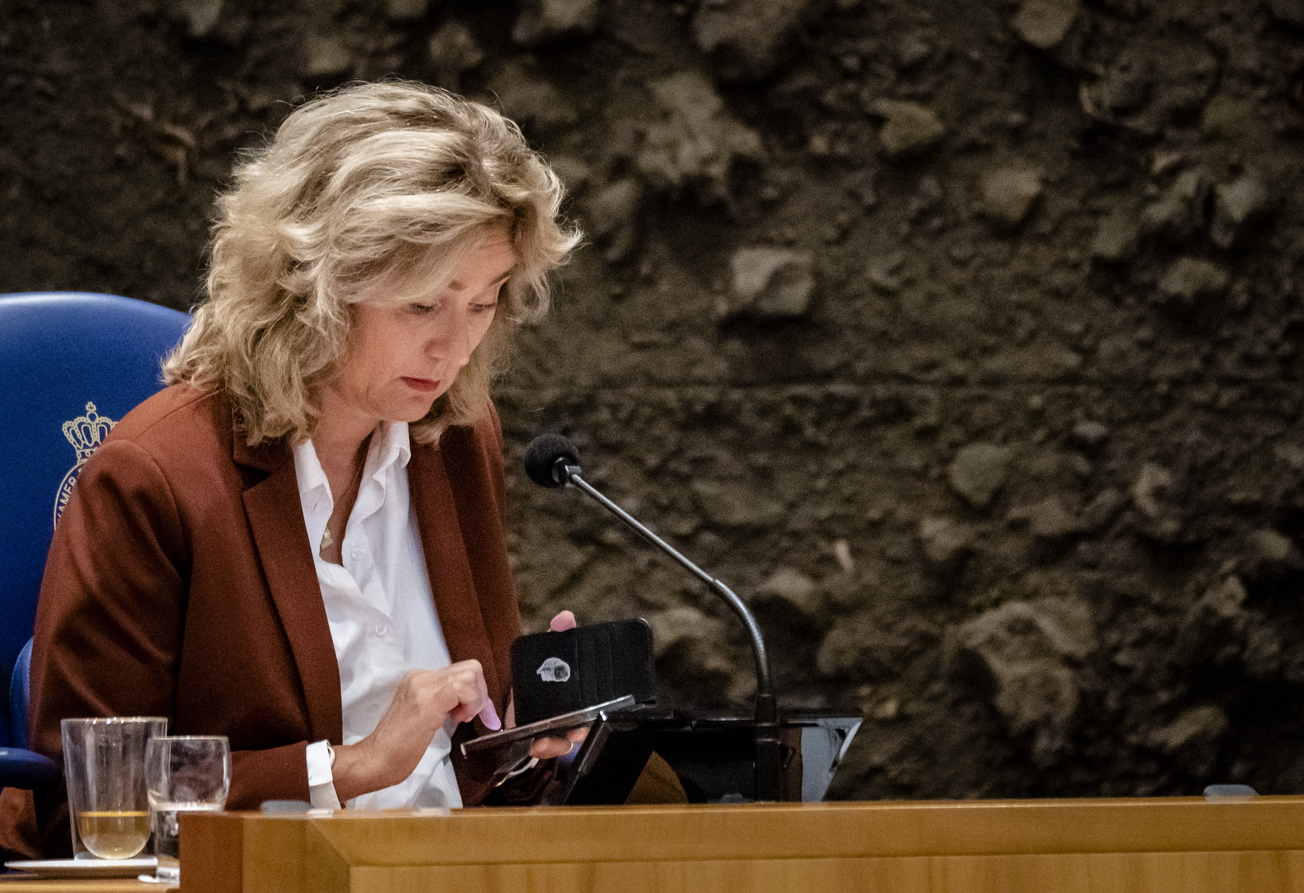 Kamervoorzitter Vera Bergkamp zegt naar het advies van de landsadvocaat te hebben geluisterd.