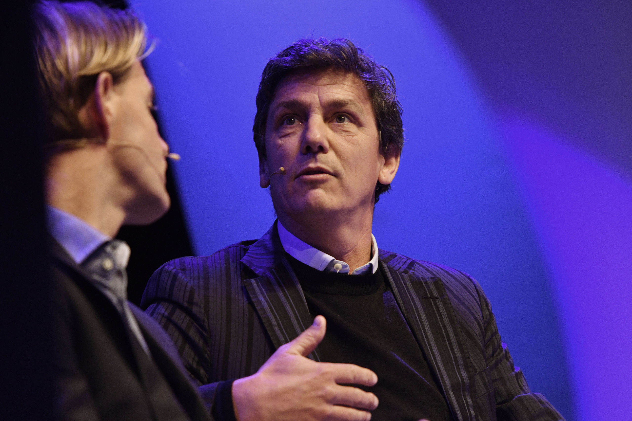 2018-11-24 00:00:00 ZWOLLE - Jacco Vonhof aan het woord bij het 38e partijcongres van de ChristenUnie. ANP ERIC BRINKHORST