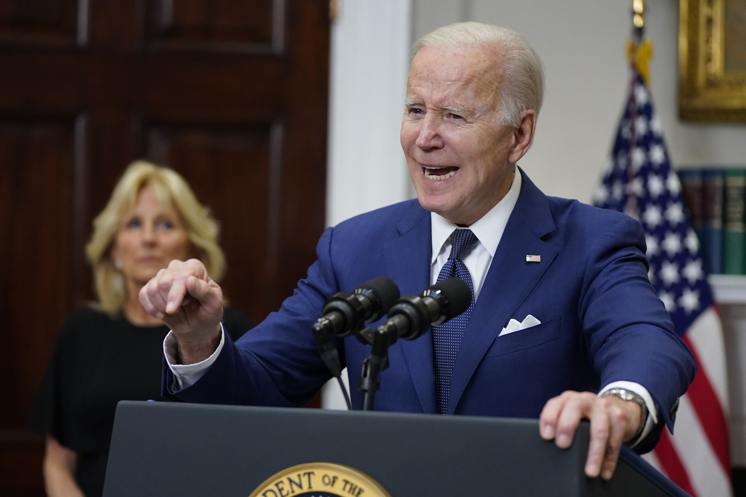 Joe Biden sprak de Verenigde Staten toe na de zoveelste schoolshooting die het land meemaakte.