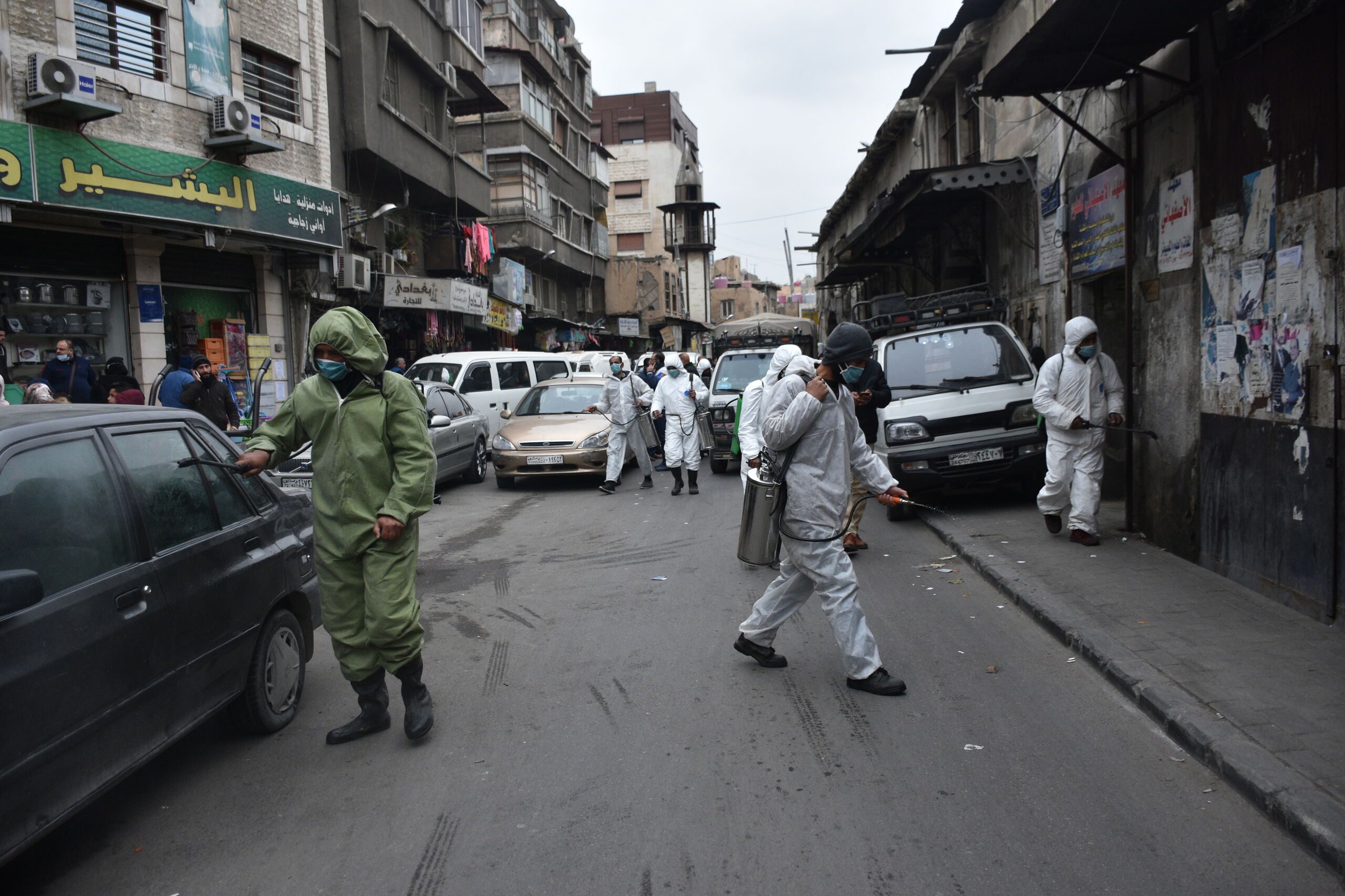 Covid-19 als 'nieuwe vijand' in Damascus