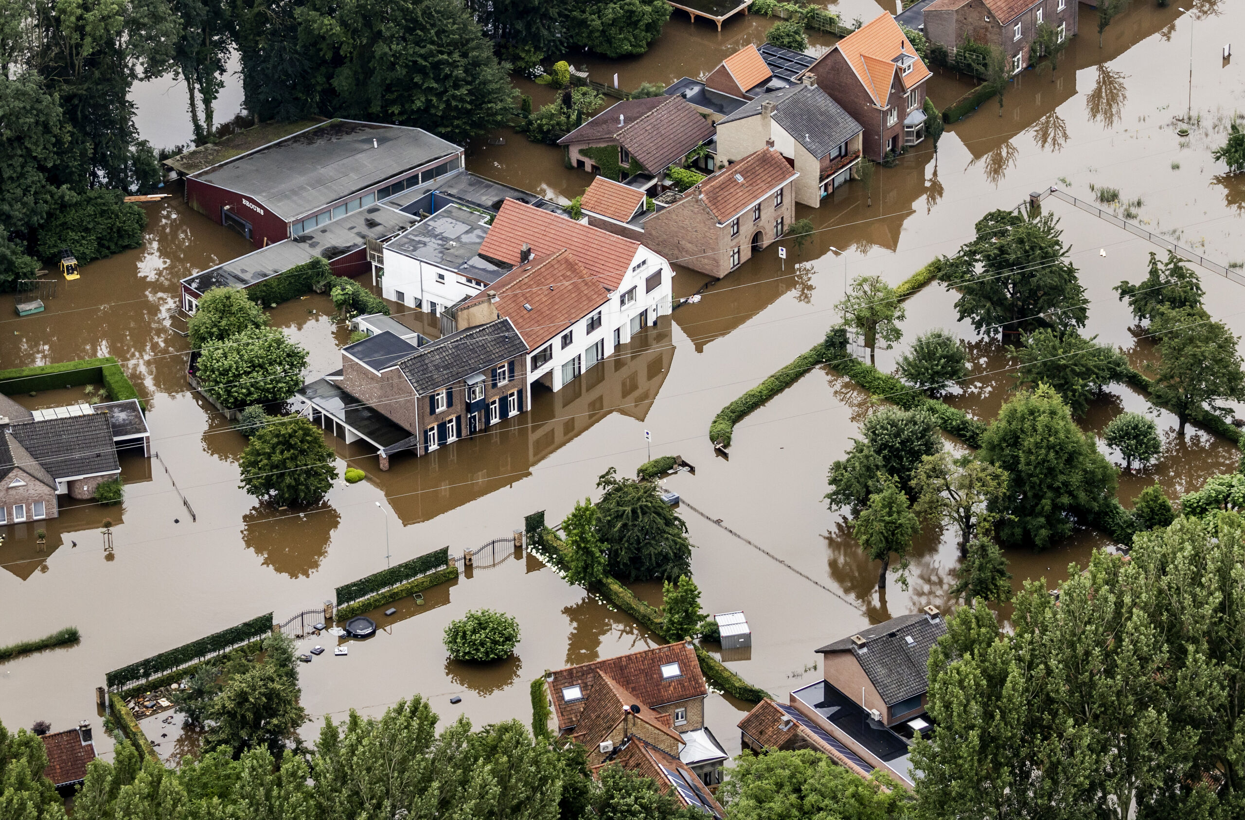 Zware overstromingen in Limburg eerder deze maand.
