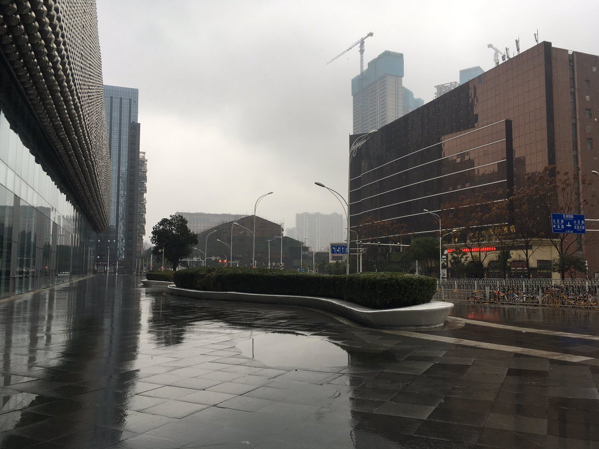 De Chinese stad Wuhan is veranderd in een spookstad nu er een lockdown is
