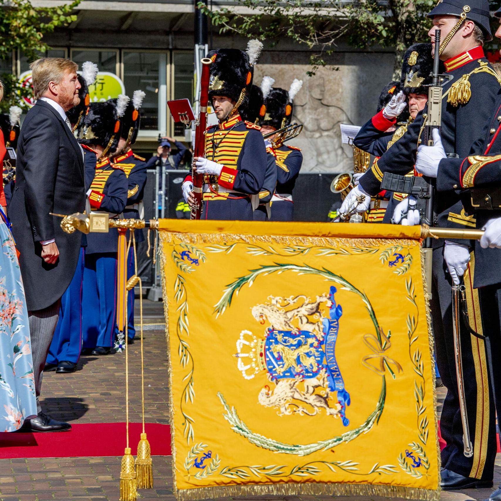 Koningin Máxima draagt jurk van modehuis Natan 