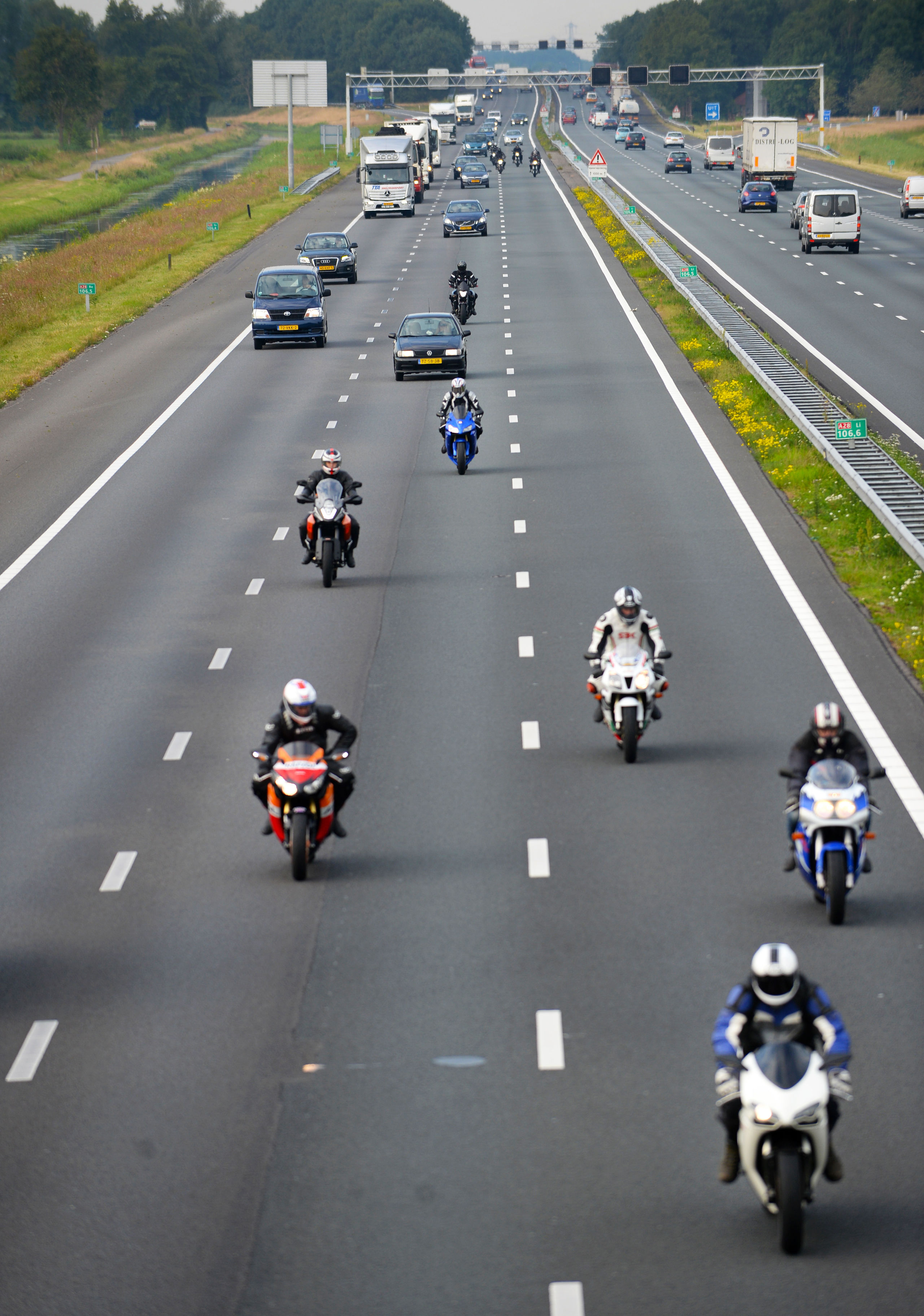 Motorrijdes op de snelweg
