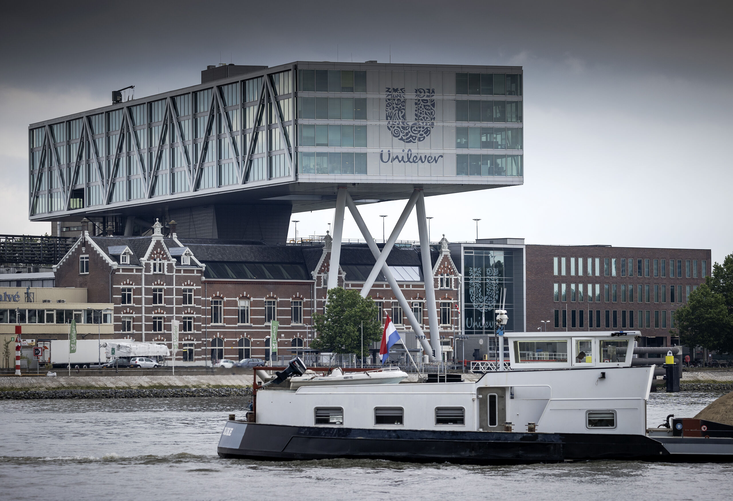 Exterieur van het hoofdkantoor van Unilever