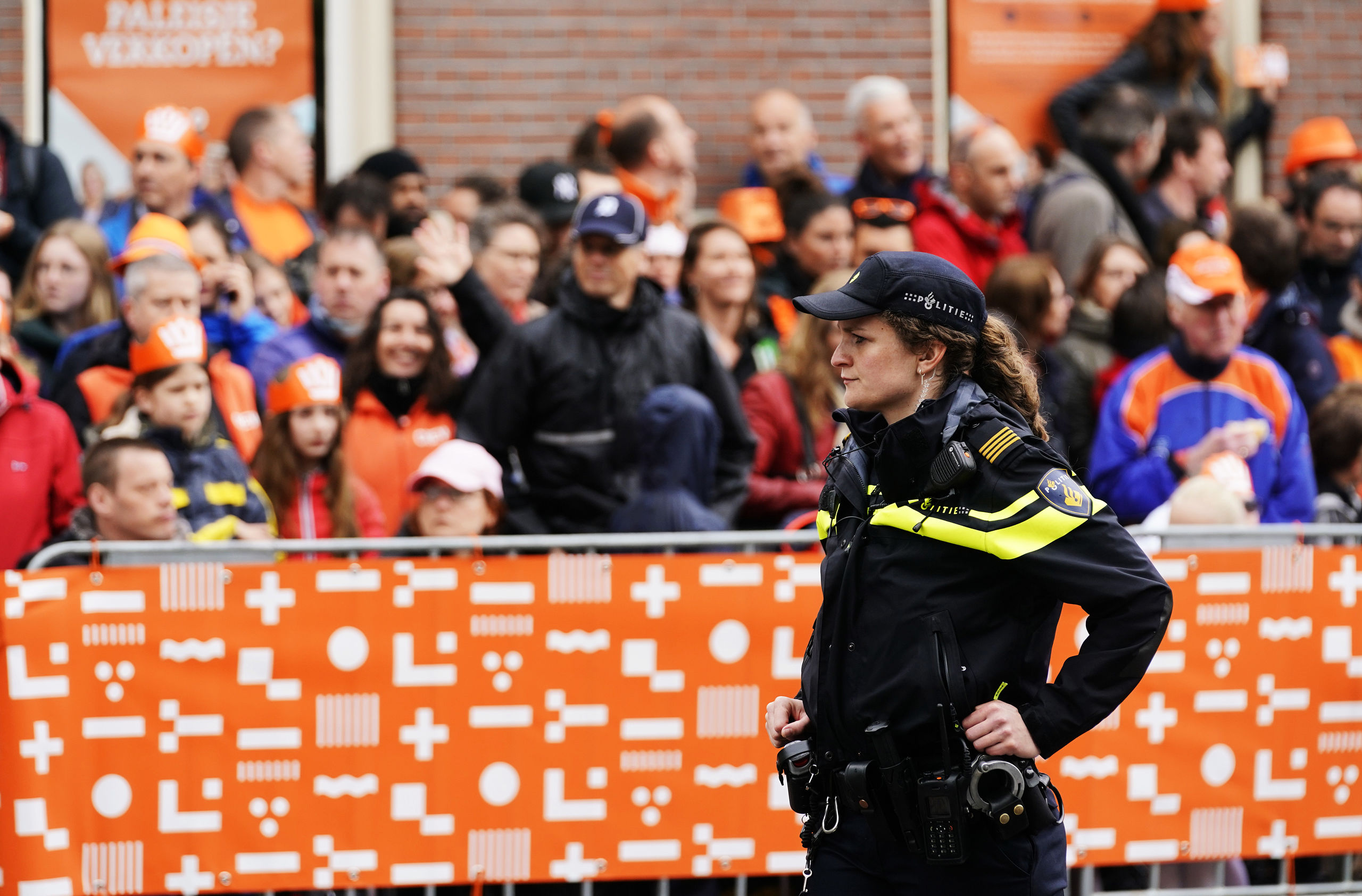 Politie-inzet tijdens Koningsdag 2019 in Amersfoort
