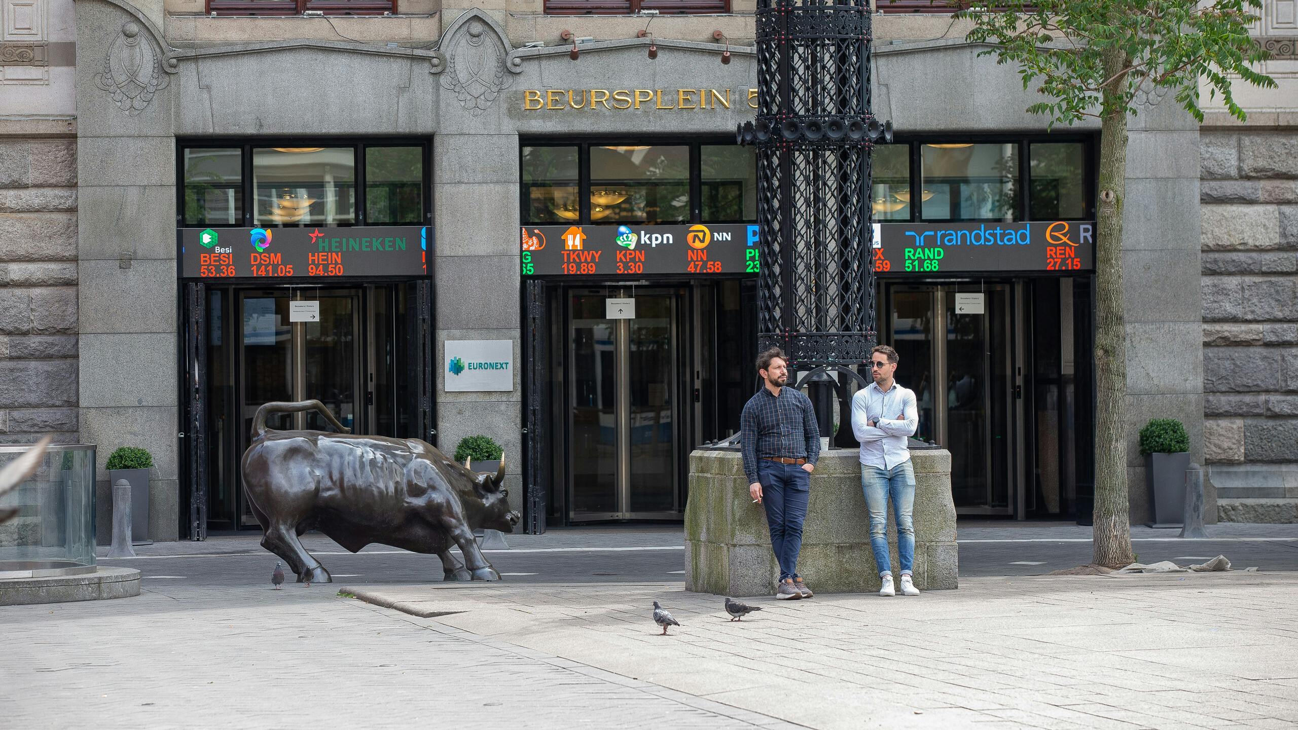 Het beursgebouw op Beursplein 5 in Amsterdam. Credit ANP / Hollandse Hoogte / Harold Versteeg