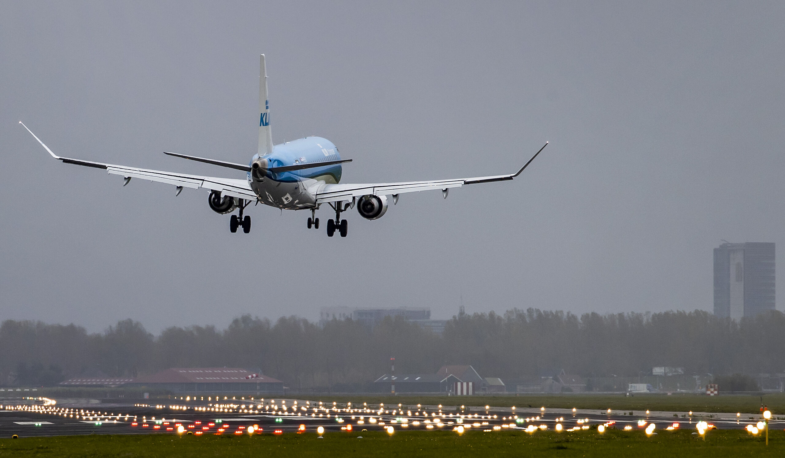 Een toestel van KLM