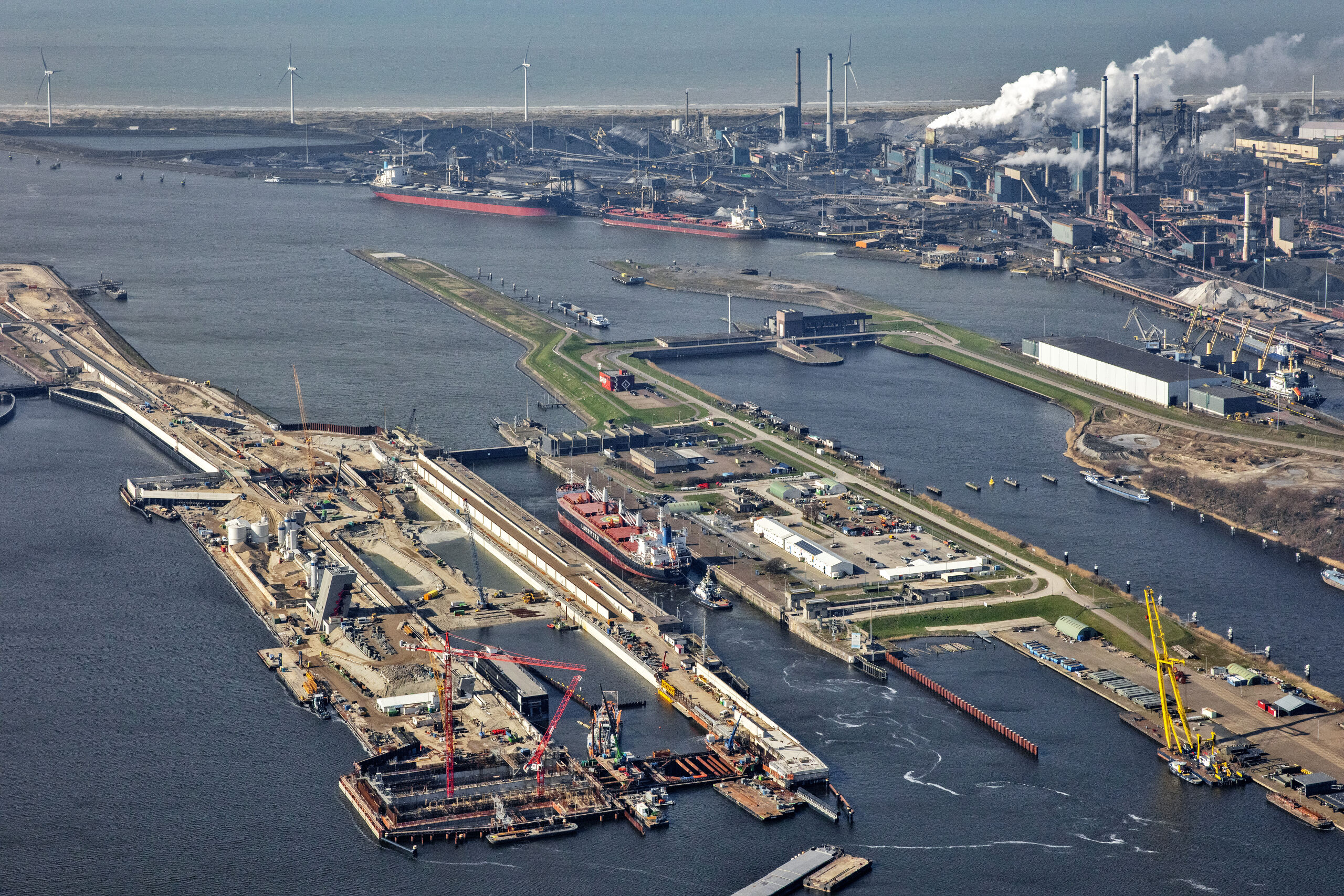 Tata Steel bij IJmuiden 