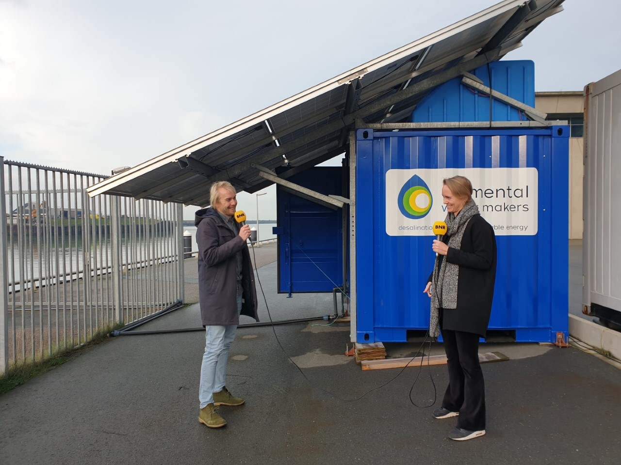 Karlijn Meinders in gesprek met Sid Vollebregt, bedenker van Elemental Water Makers.
