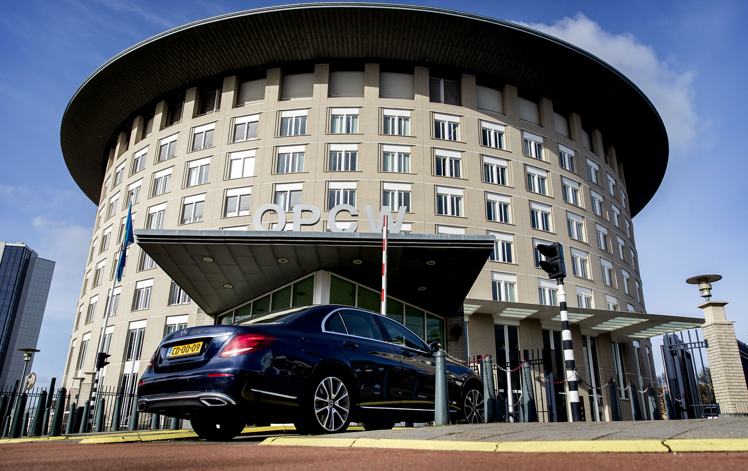 DEN HAAG - Het hoofdkantoor van OPCW, Organisation For The Prohibition Of Chemical Weapons. ANP KOEN VAN WEEL