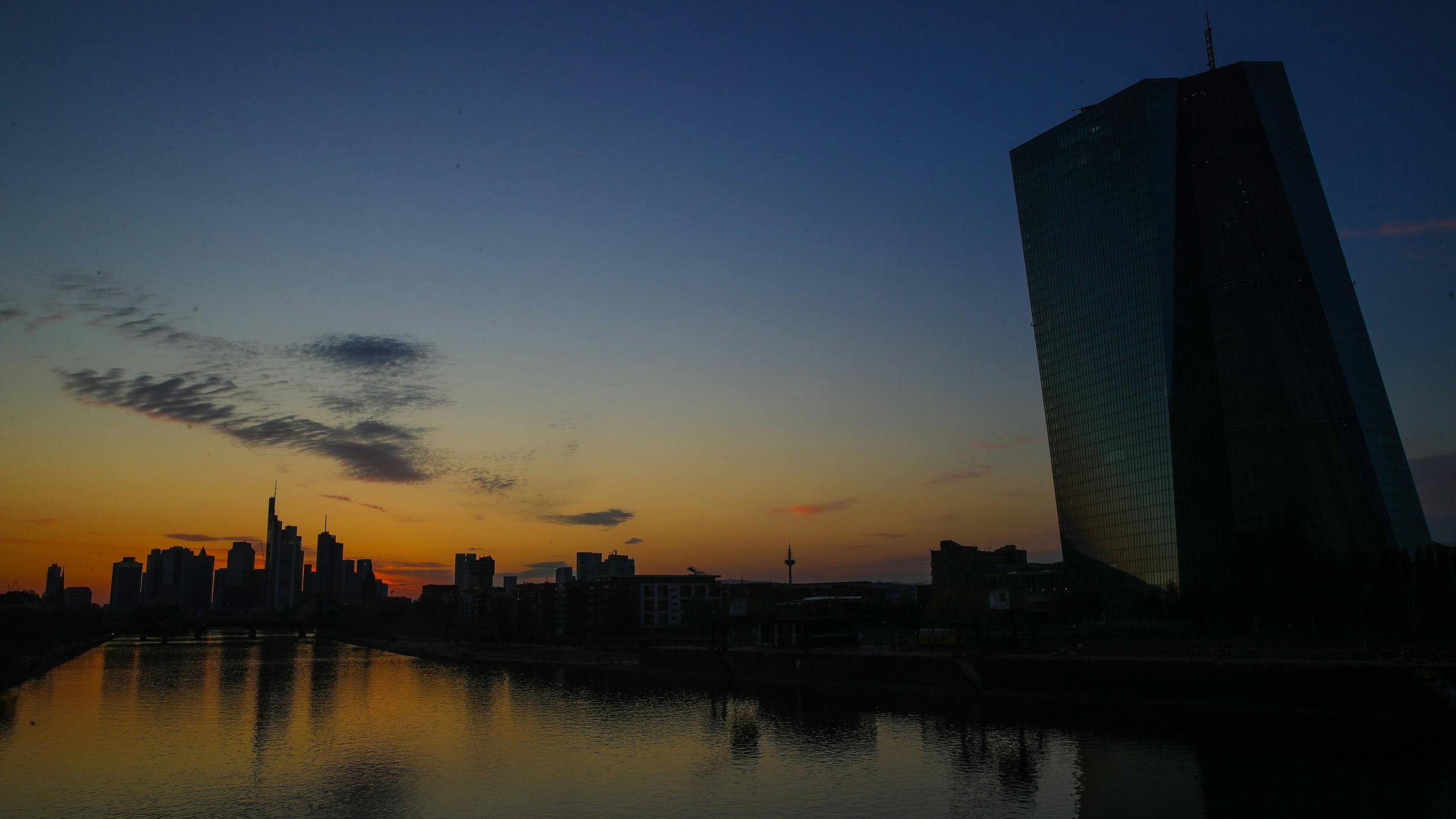 De Europese Centrale Bank (ECB) in Frankfurt