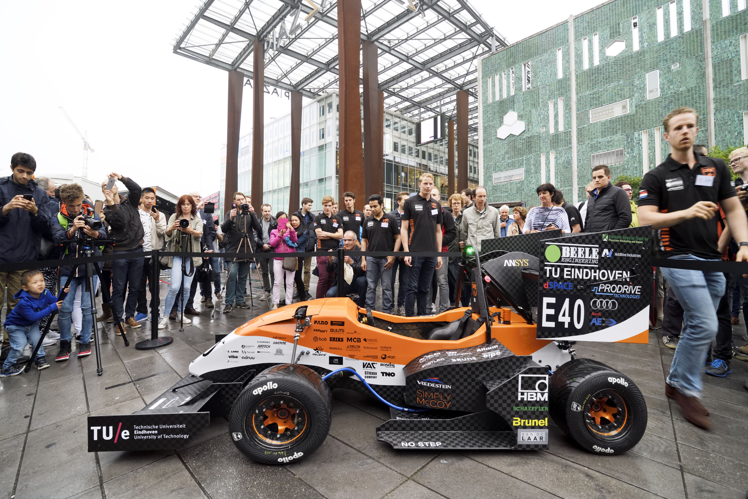 Een eerdere auto van University Racing Eindhoven