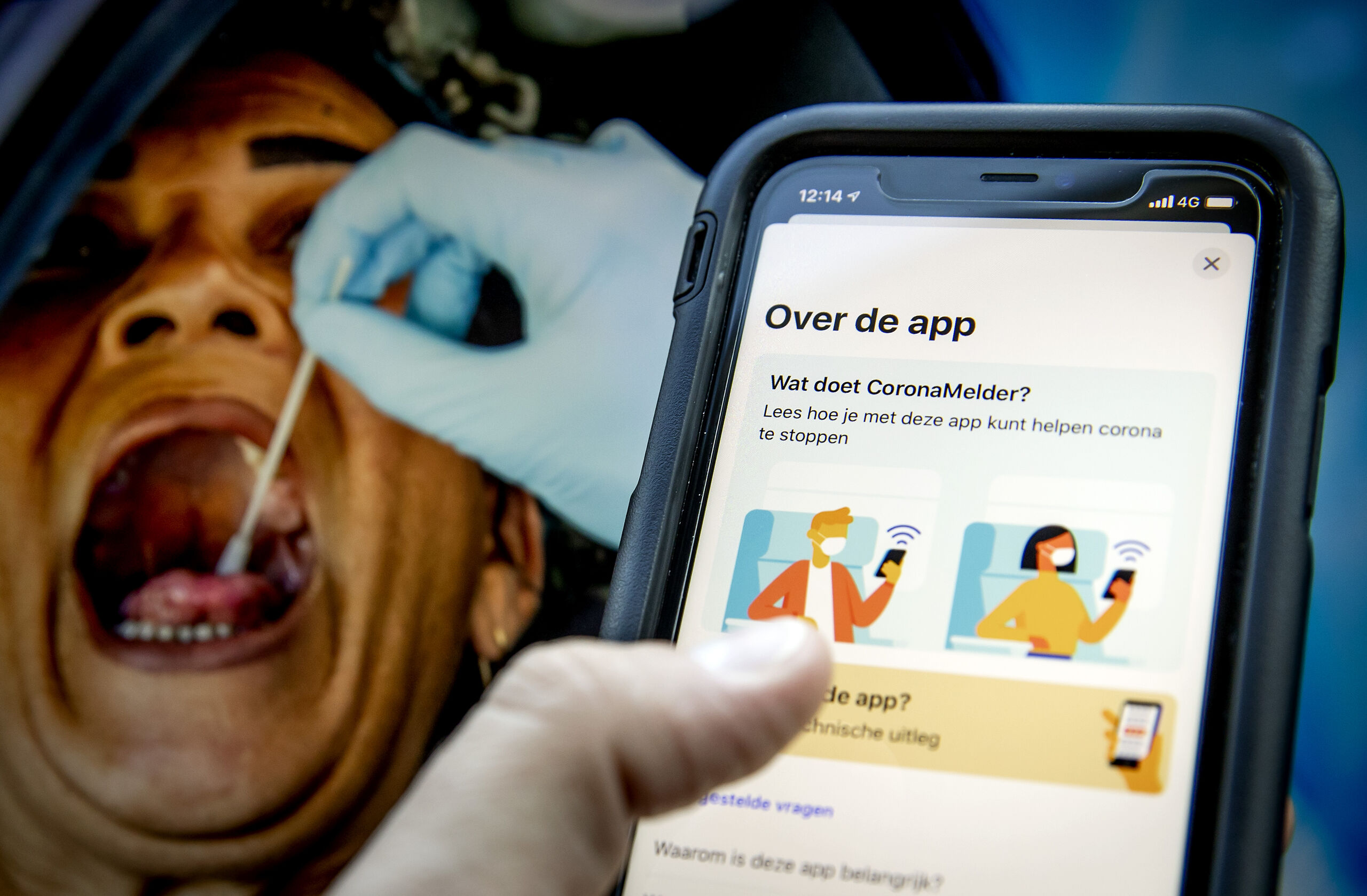 De app CoronaMelder.