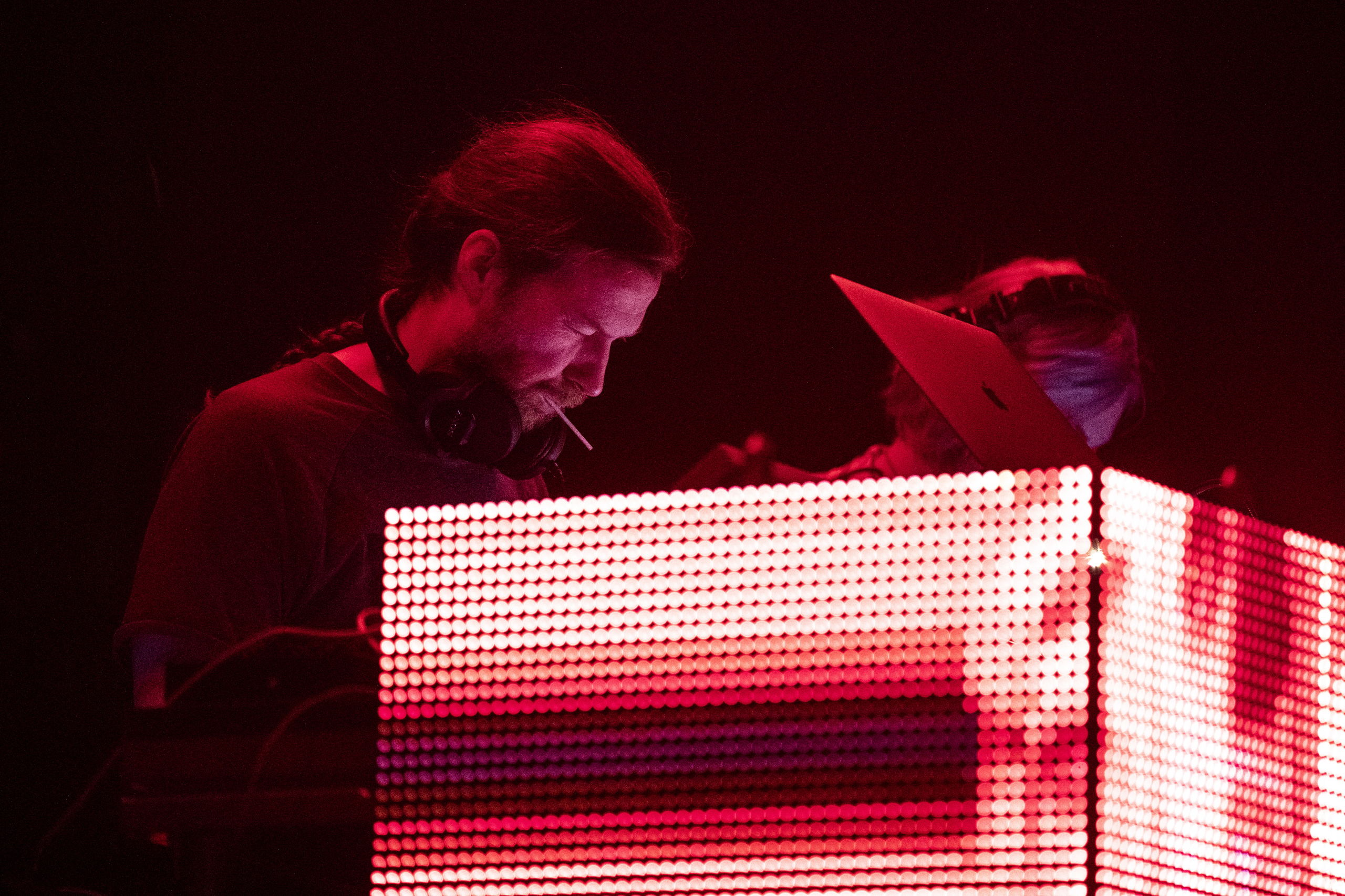 DJ Aphex Twin op het festival Coachella in de Verenigde Staten 