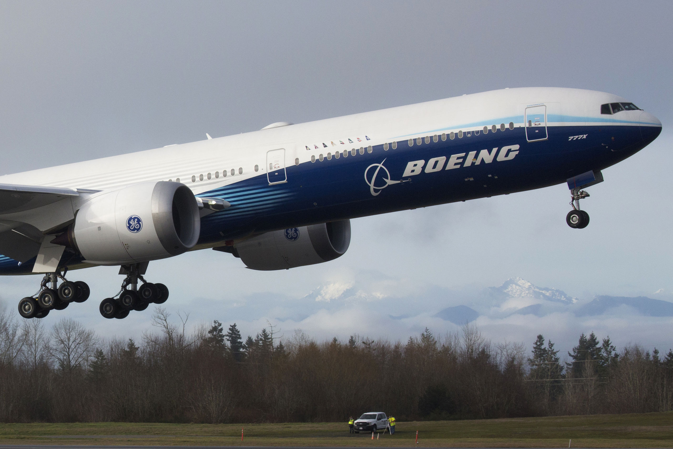 Een Boeing 777X 