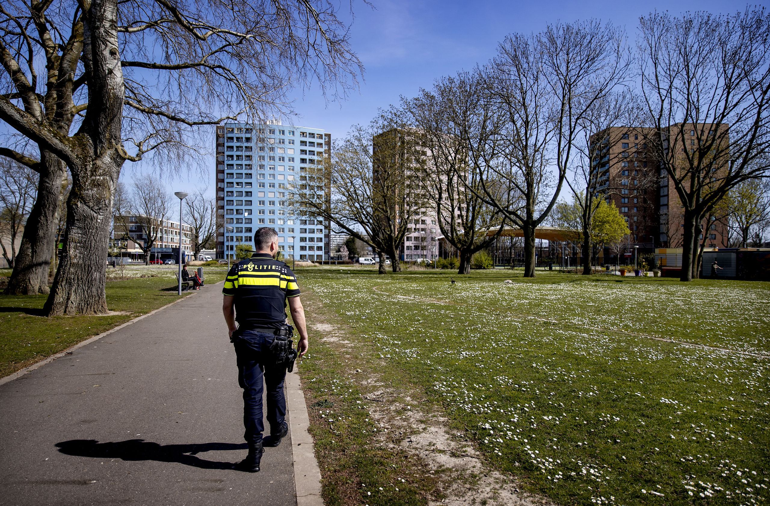 Wijkagent doet zijn ronde