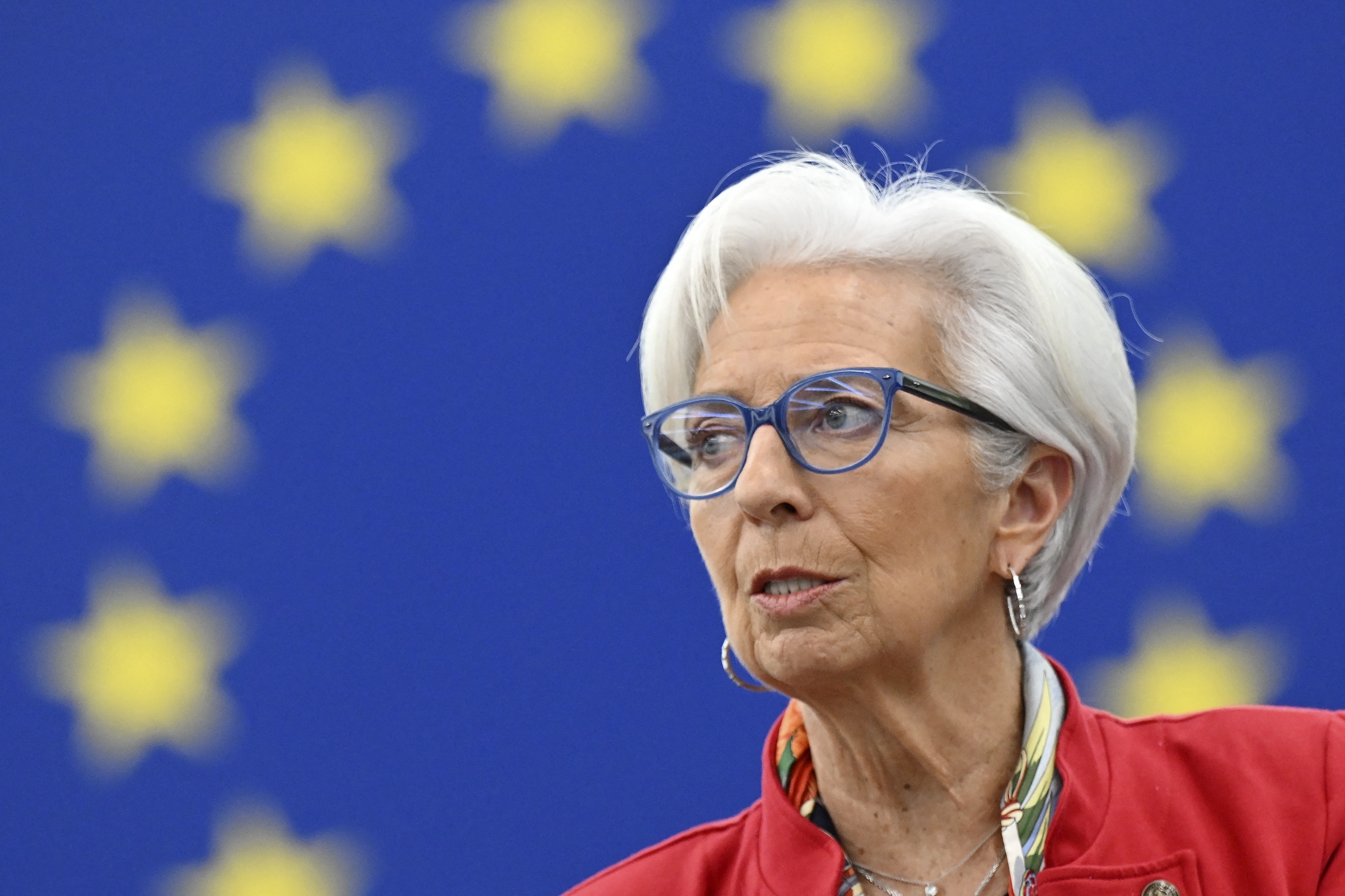 Présidente Christine Lagarde de la Banque centrale européenne