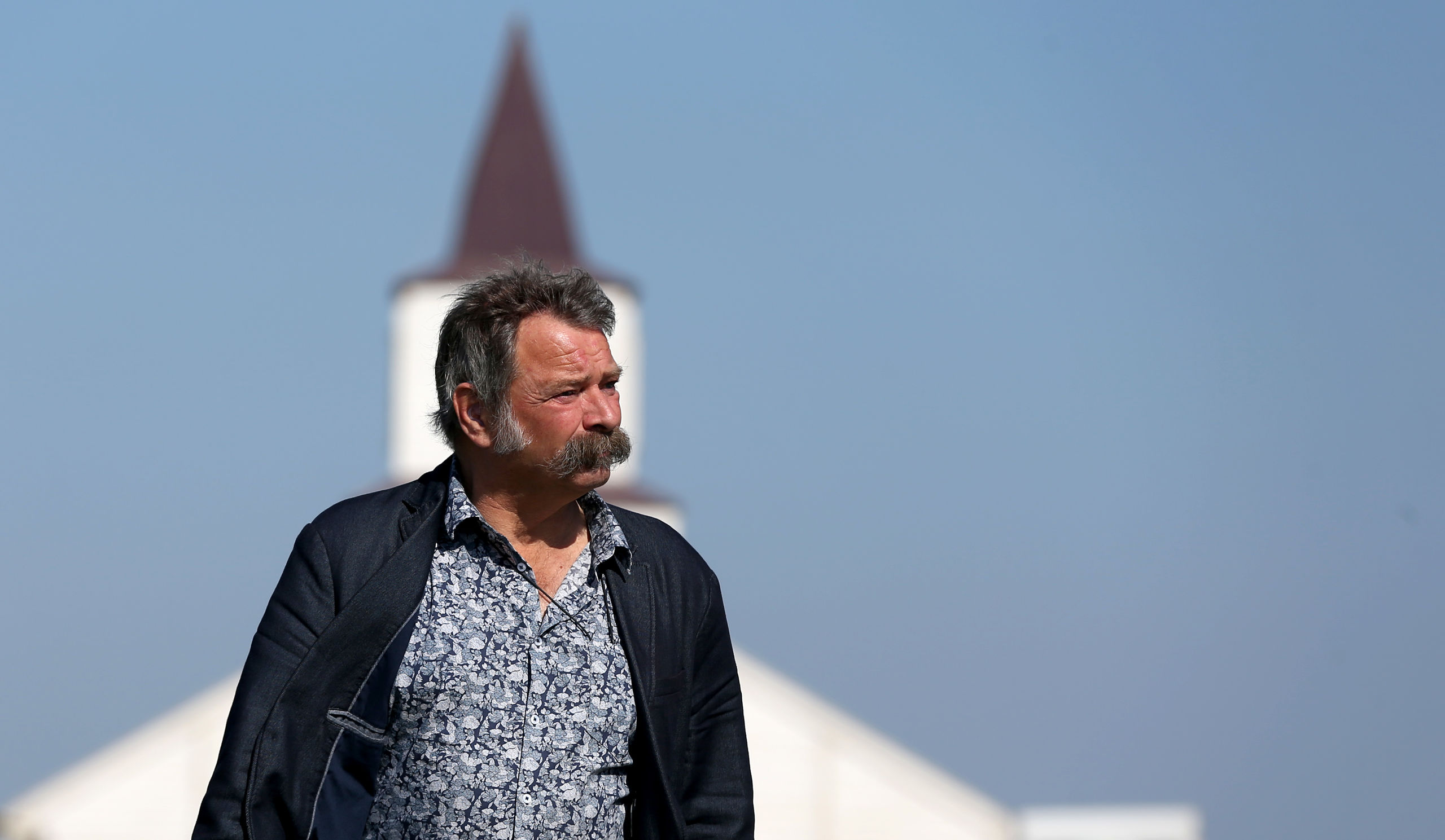 Joop Mulder op Terschelling.