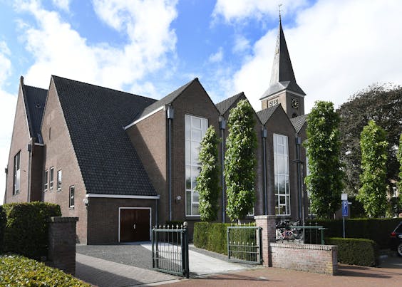 De Hersteld Hervormde Kerk in Staphorst.